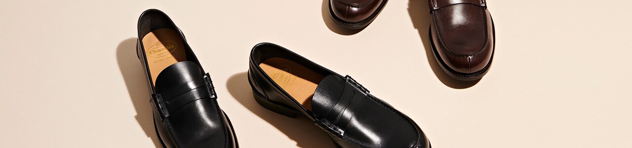 Brown suede loafers