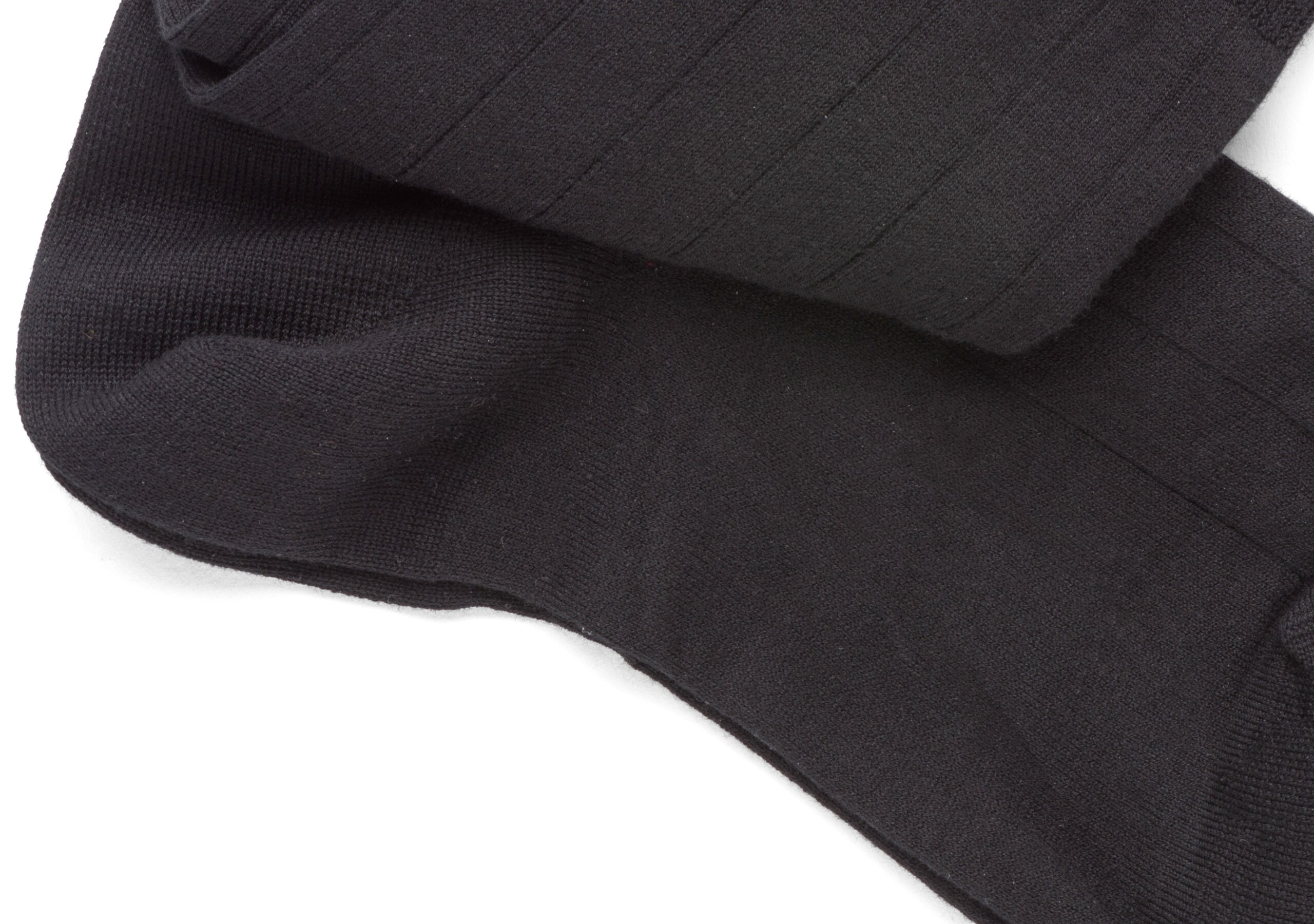 Ribbed socks Church's Cotton Short Black