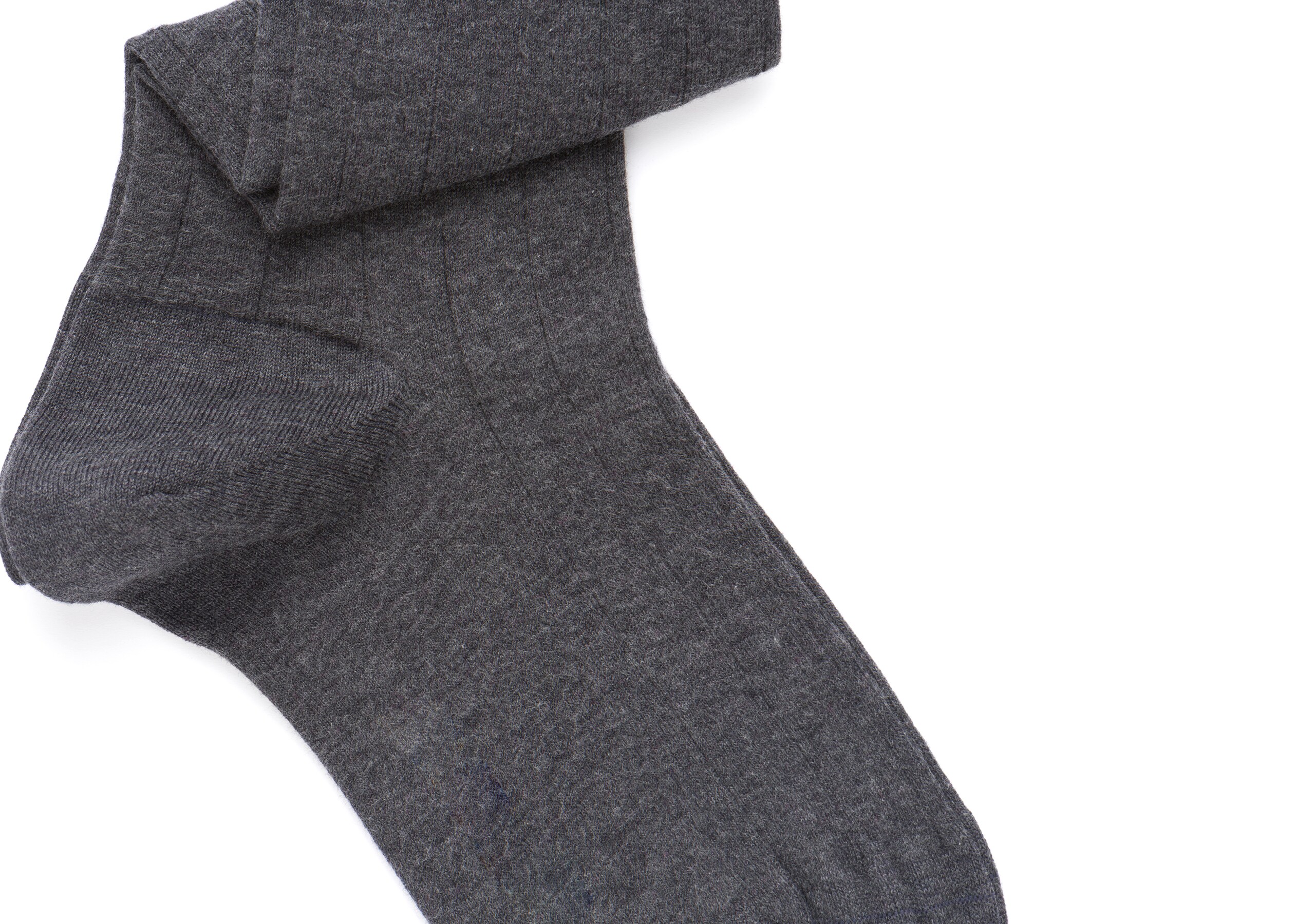 Ribbed socks Church's Courtes en coton Gris