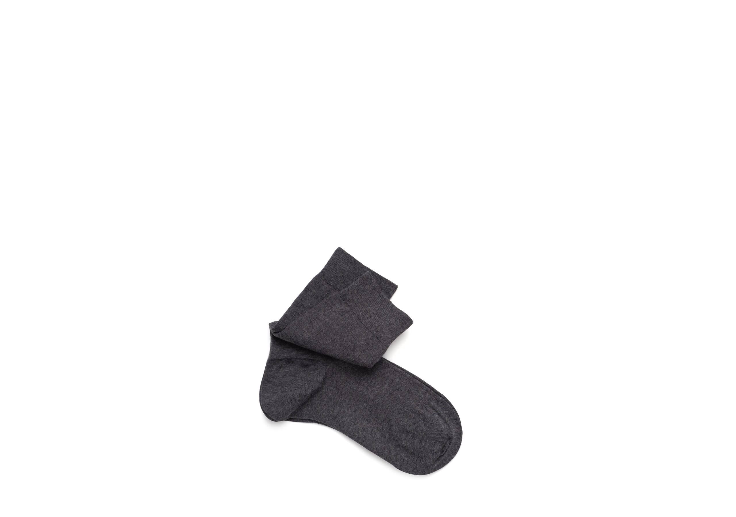 Ribbed socks Church's Courtes en coton Gris