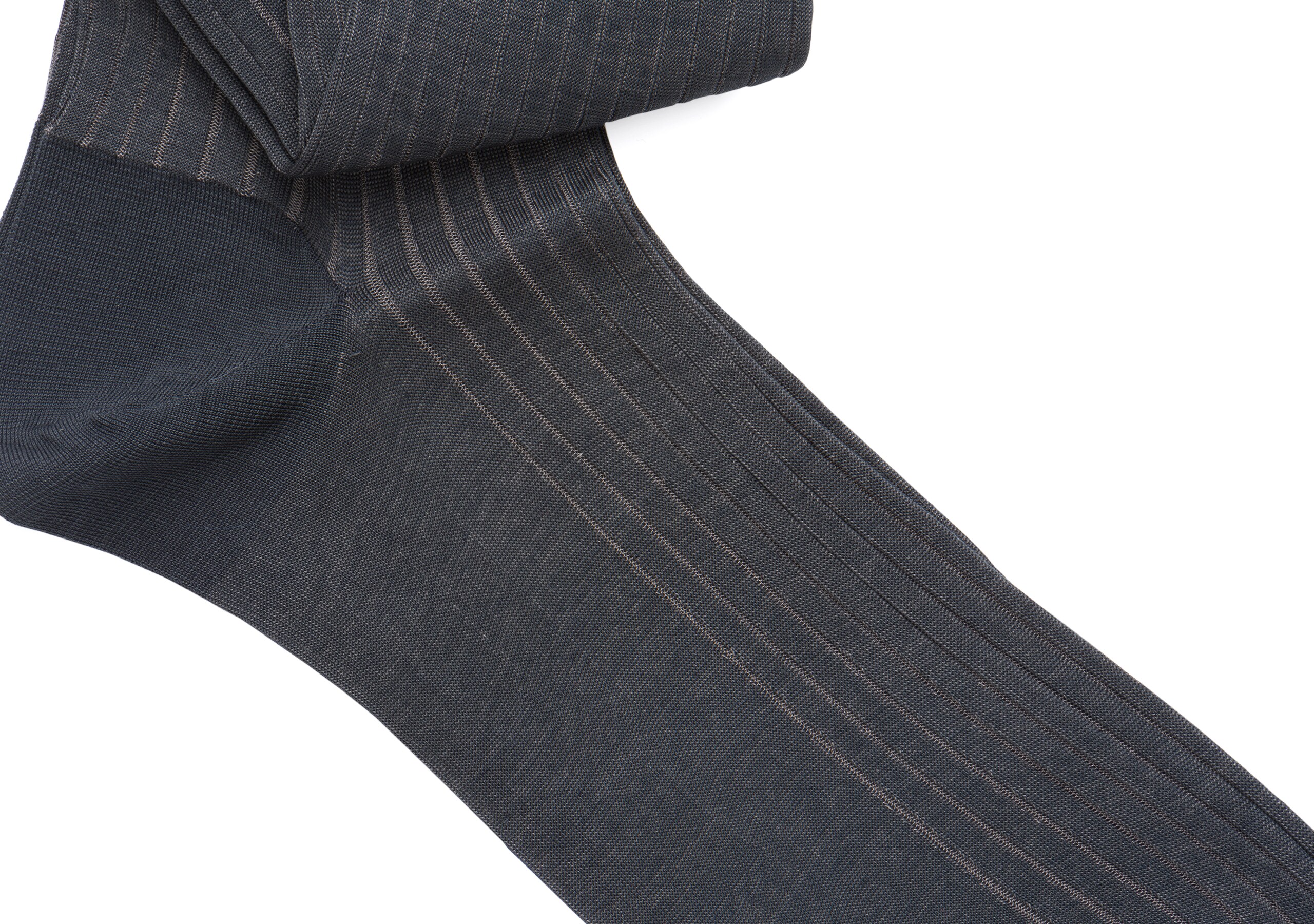 Contrast ribbed socks Church's Cotton Ribbed Short Grey