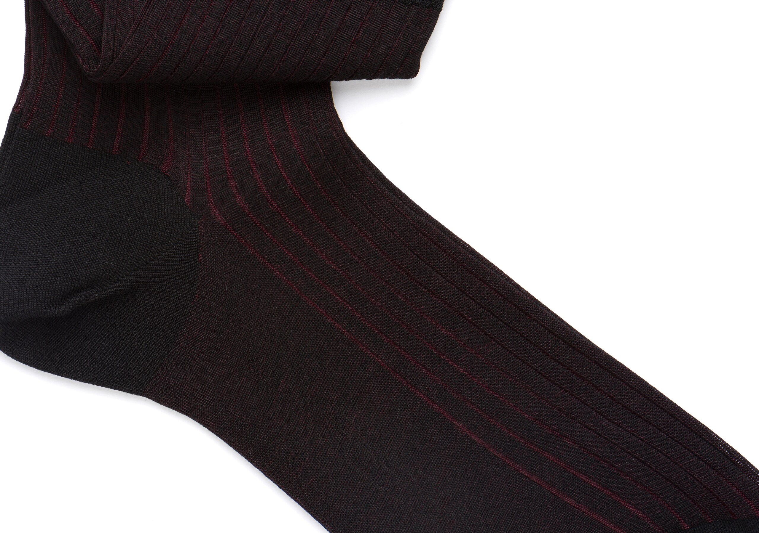 Contrast ribbed socks Church's Cotton Ribbed Short Black