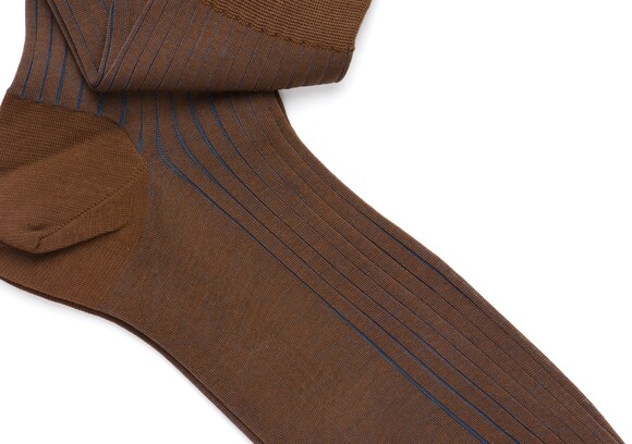 Church's Contrast ribbed socks Cotton Ribbed Short Brown