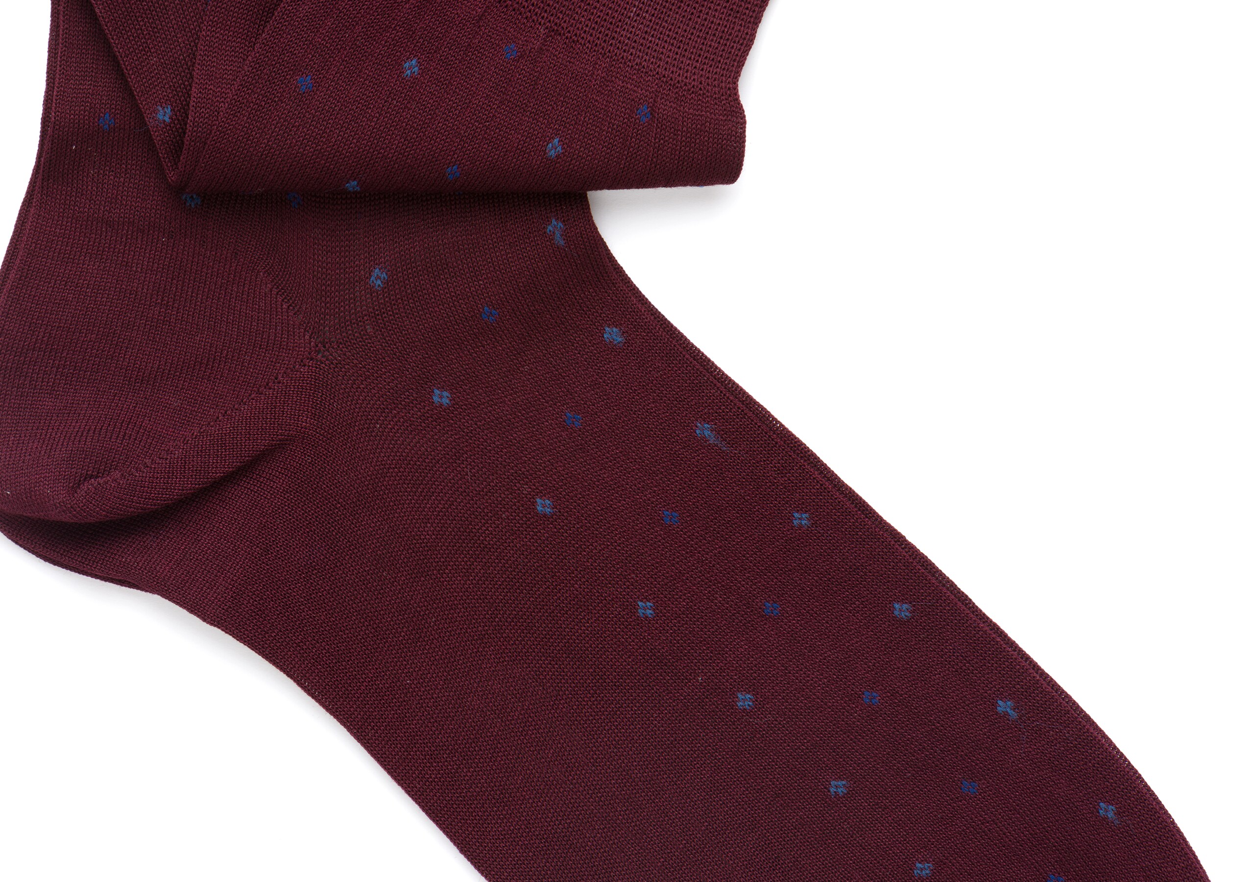 Contrast diamond socks Church's Courtes en coton à pois Rouge