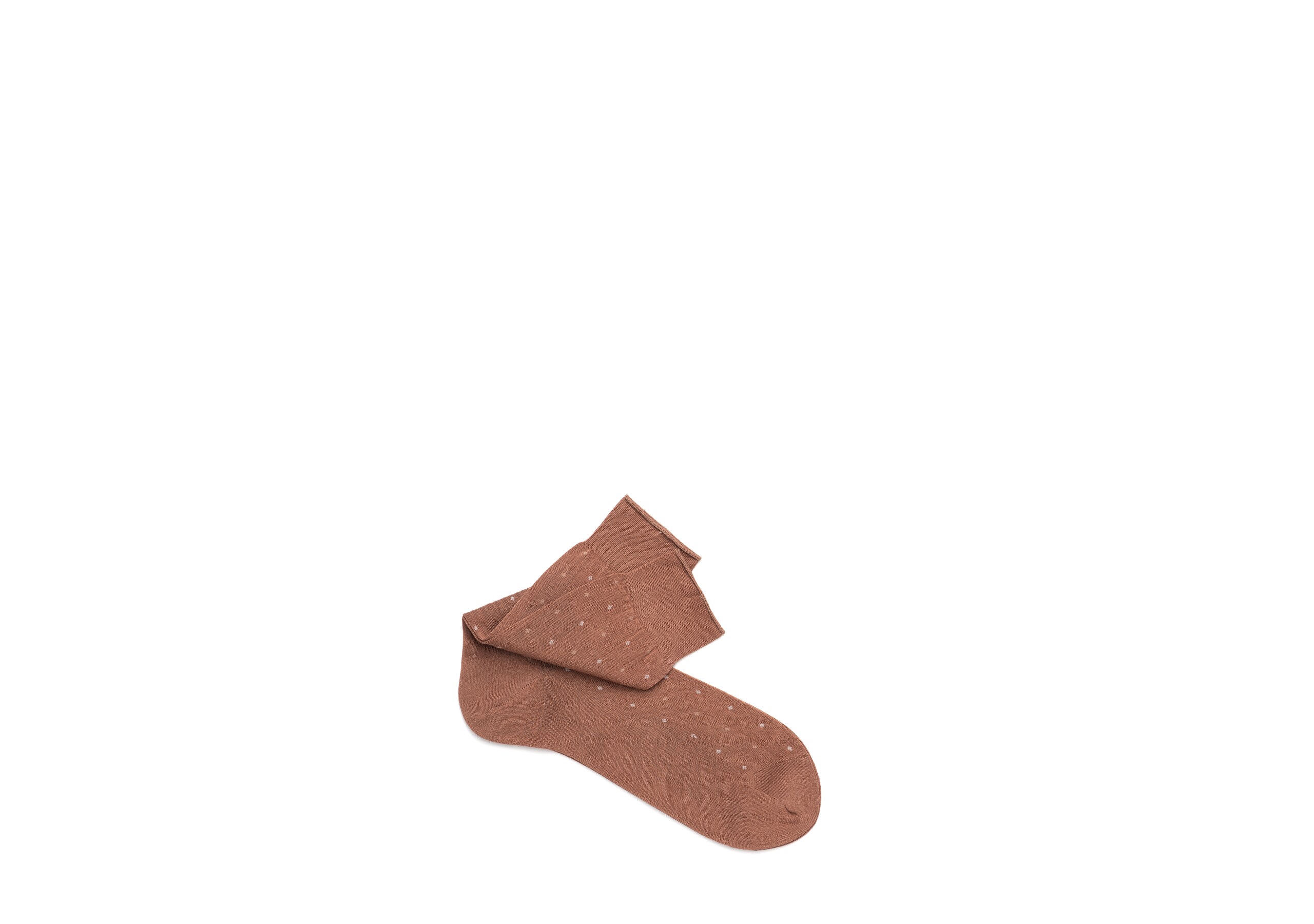 Contrast diamond socks Church's Cotton Dot Short Brown
