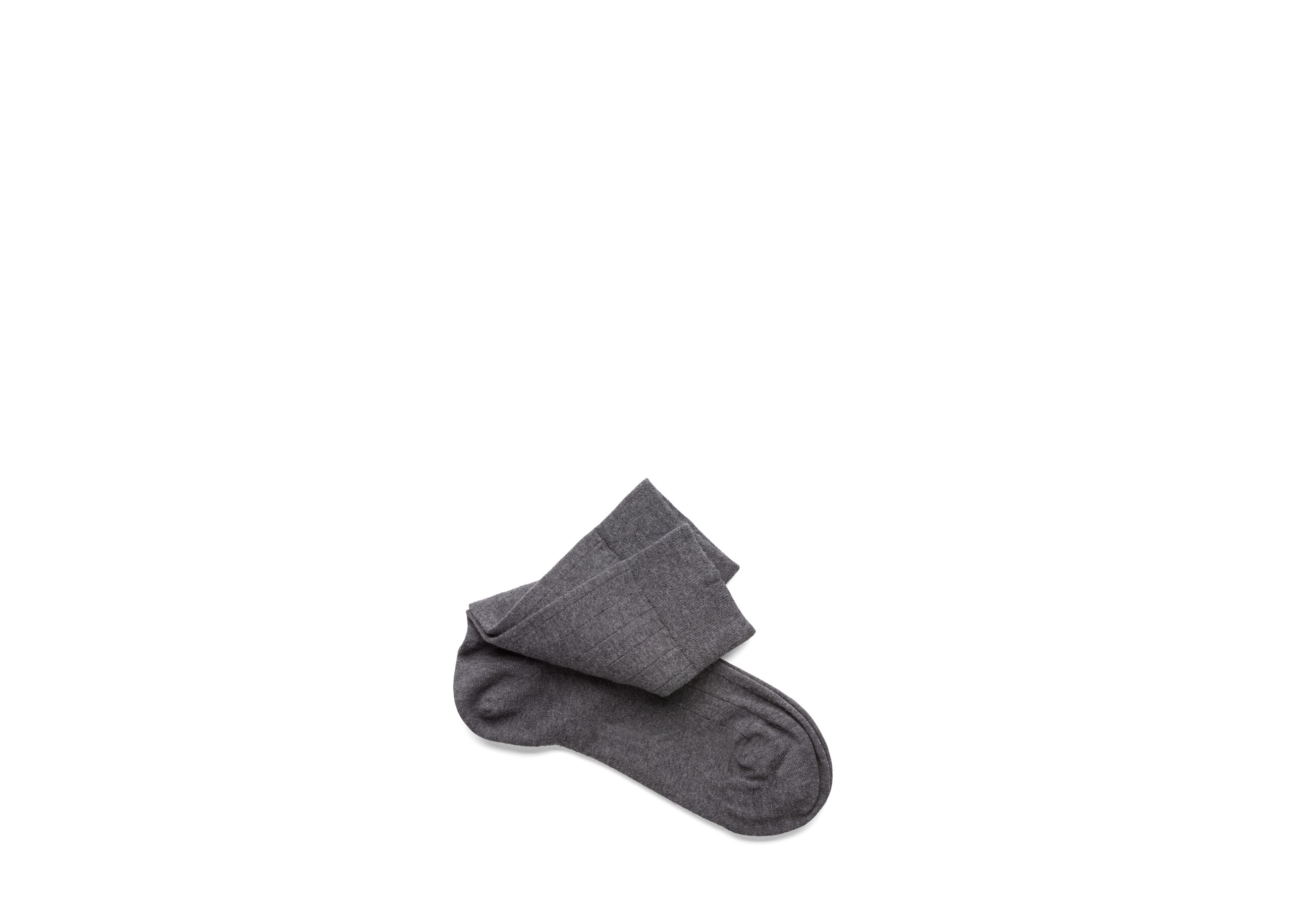 Plain cotton Church's Cotton Ribbed Short Grey