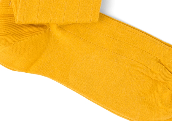 Church's Plain cotton Cotton Ribbed Short Mustard