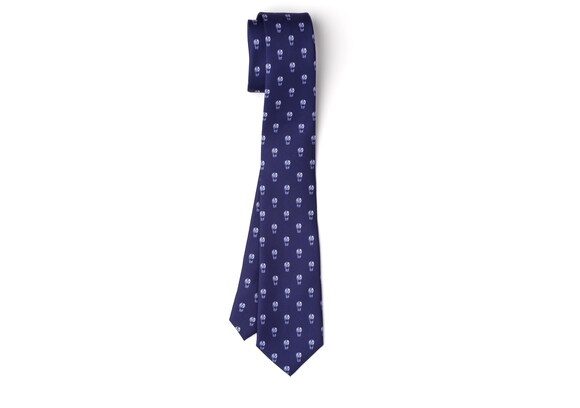 Church's Air balloon print tie Printed Silk Twill Navy