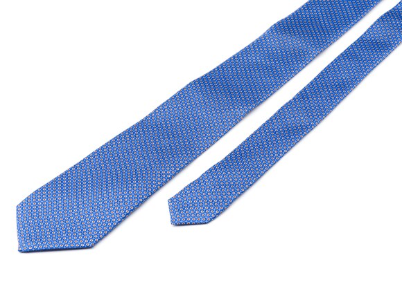 Church's Rhombus print tie Printed Silk Twill Navy
