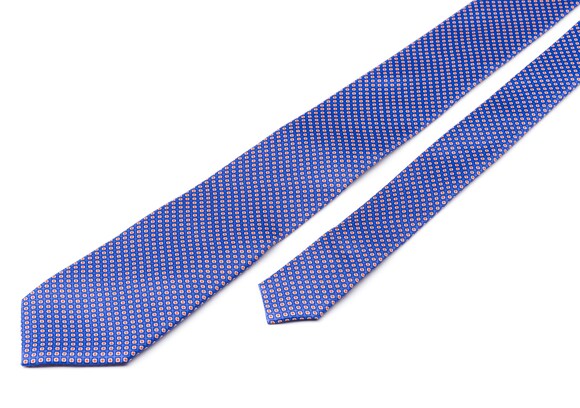 Church's Rhombus print tie Printed Silk Twill Navy