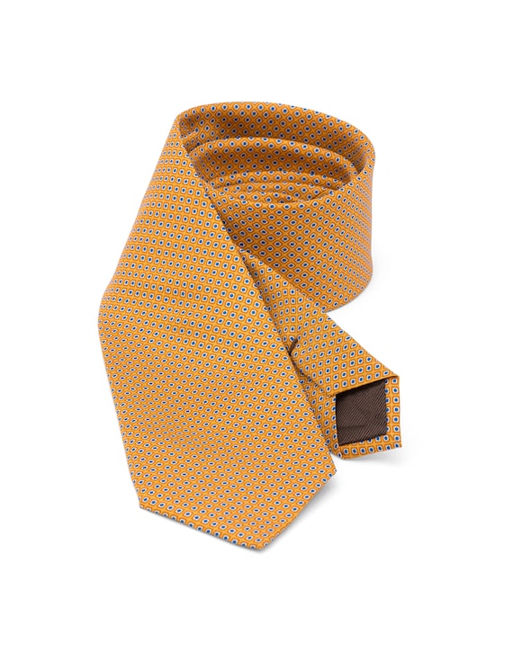 Church's Rhombus print tie Printed Silk Twill Multicolored