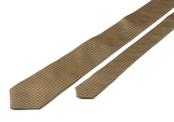 Church's Chain print tie プリント入り シルクツイル マルチカラー