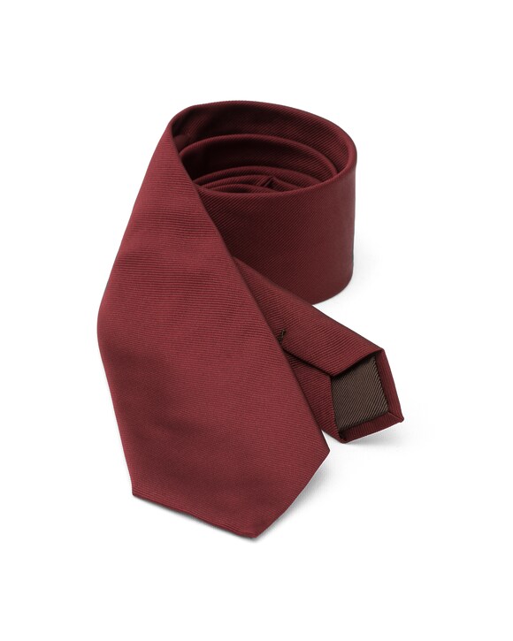 Church's Oxford tie Silk Jacquard Burgundy