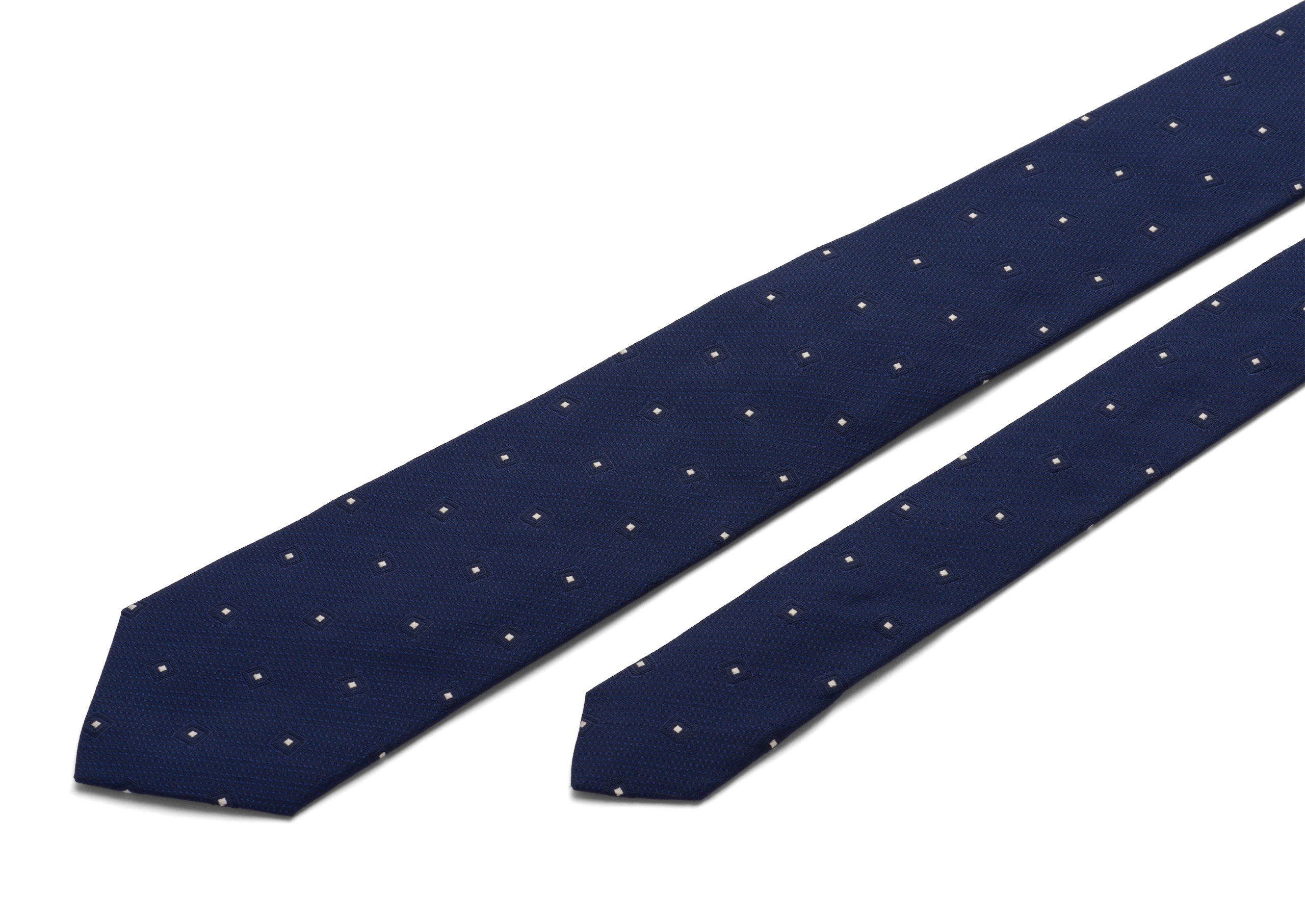 Diamond motif tie Church's Cravate À Motif De Diamant Bleu