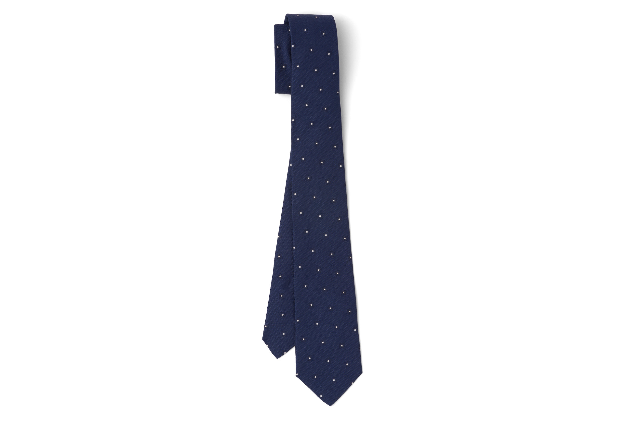 Diamond motif tie Church's Cravate À Motif De Diamant Bleu