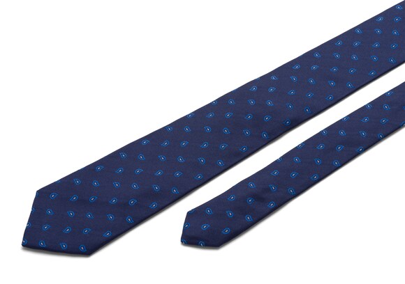 Church's Paisley Paisley Tie Navy