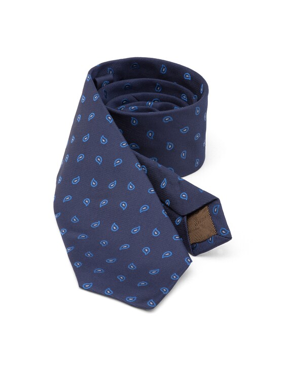 Church's Paisley Paisley Tie Navy