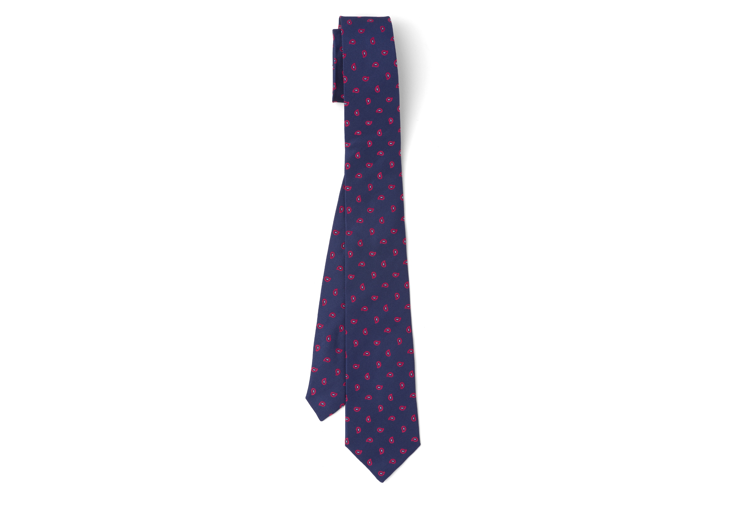Church Cravatta Con Motivo Paisley, Uomo, Rosso