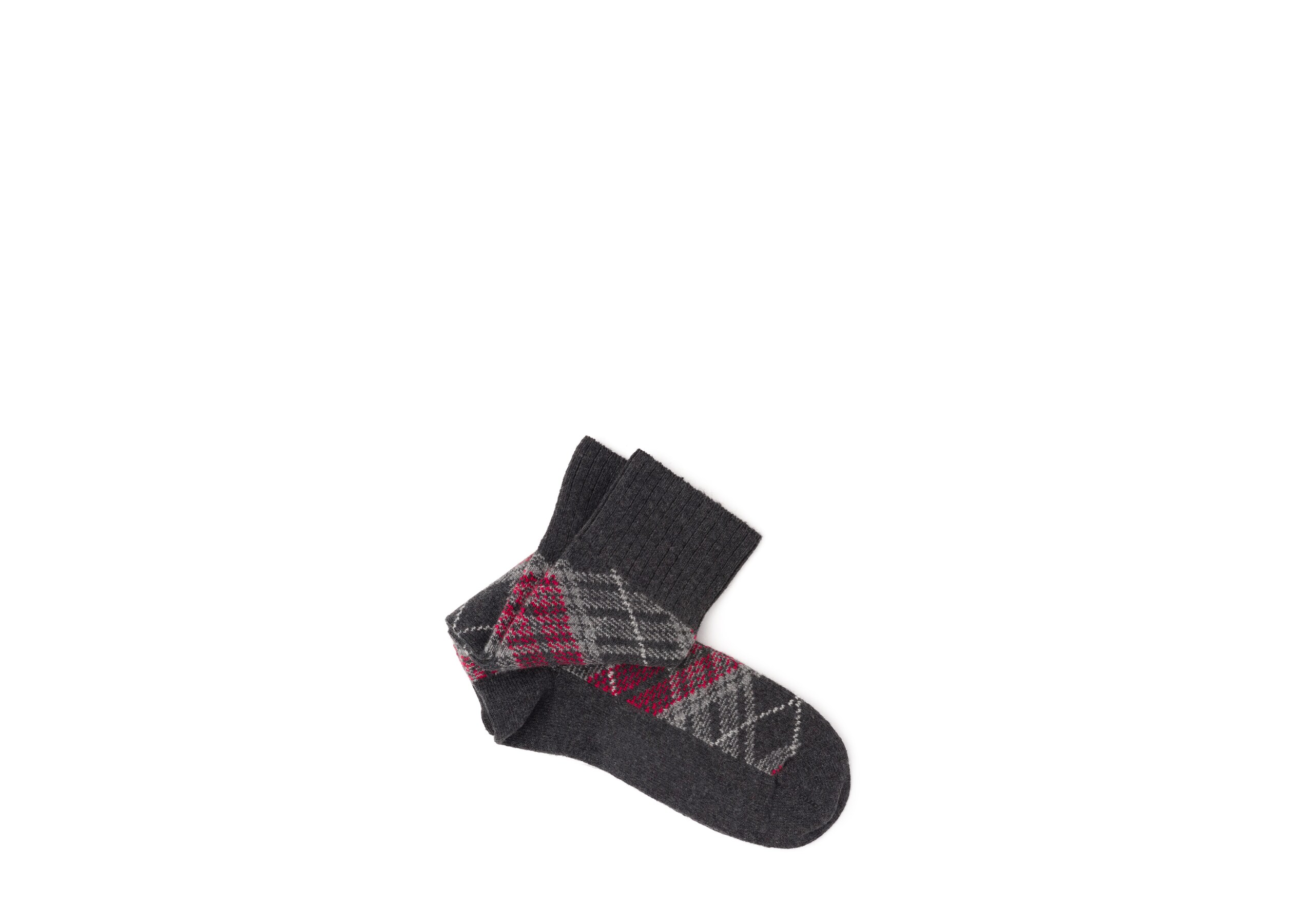 Argyle Church's Chaussettes en cachemire Gris