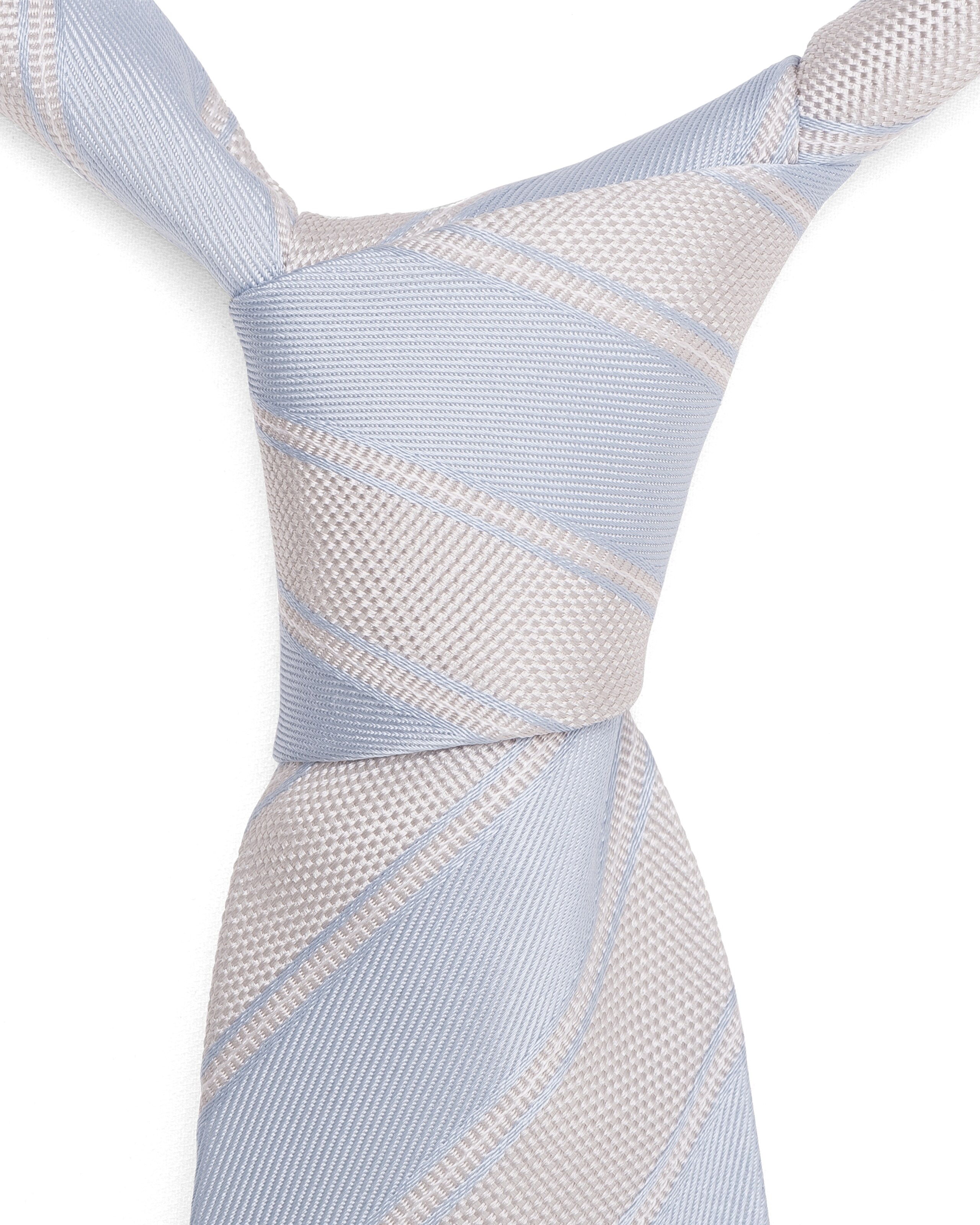Tie weave Church's Jacquard di seta Blu