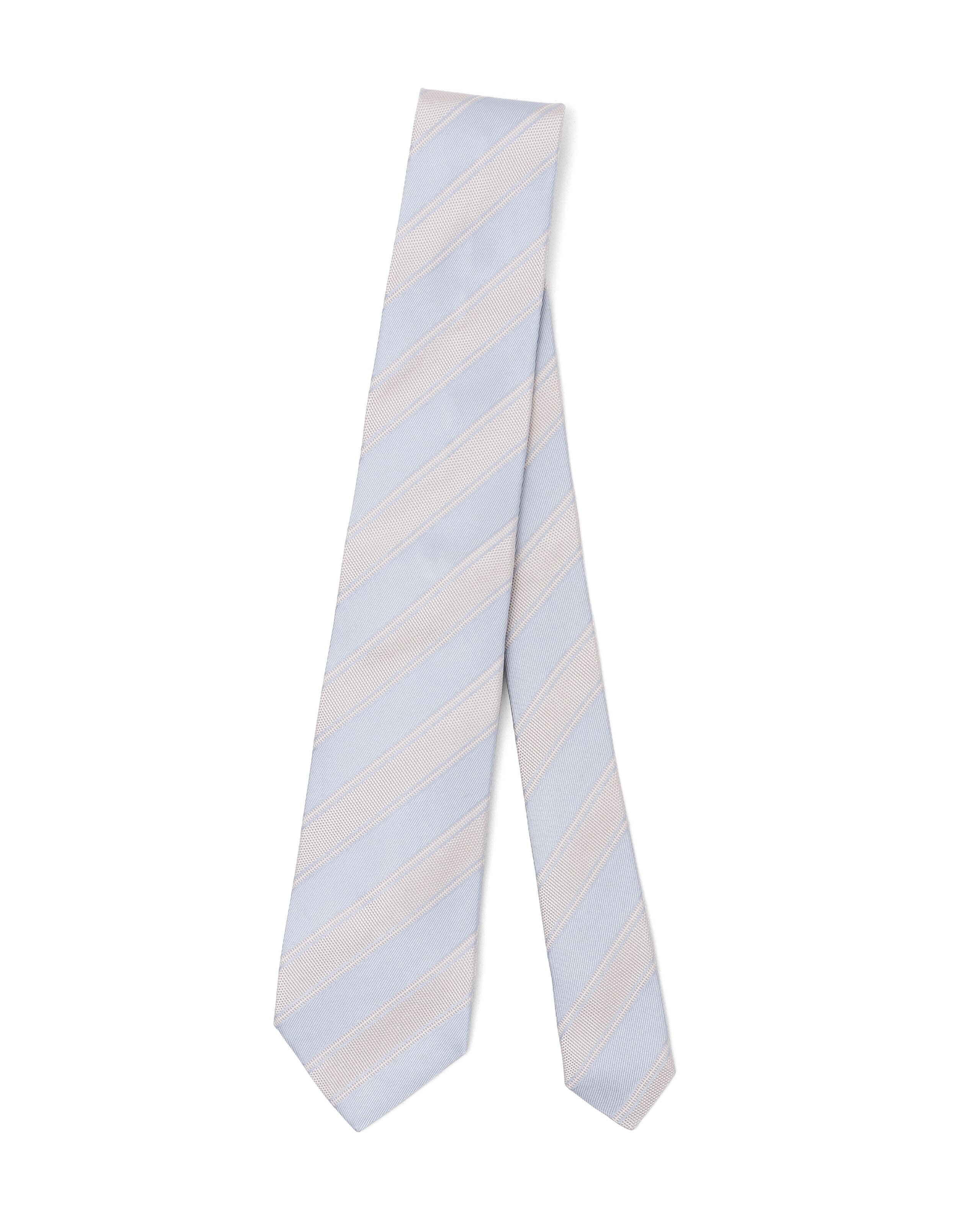 Tie weave Church's Jacquard di seta Blu