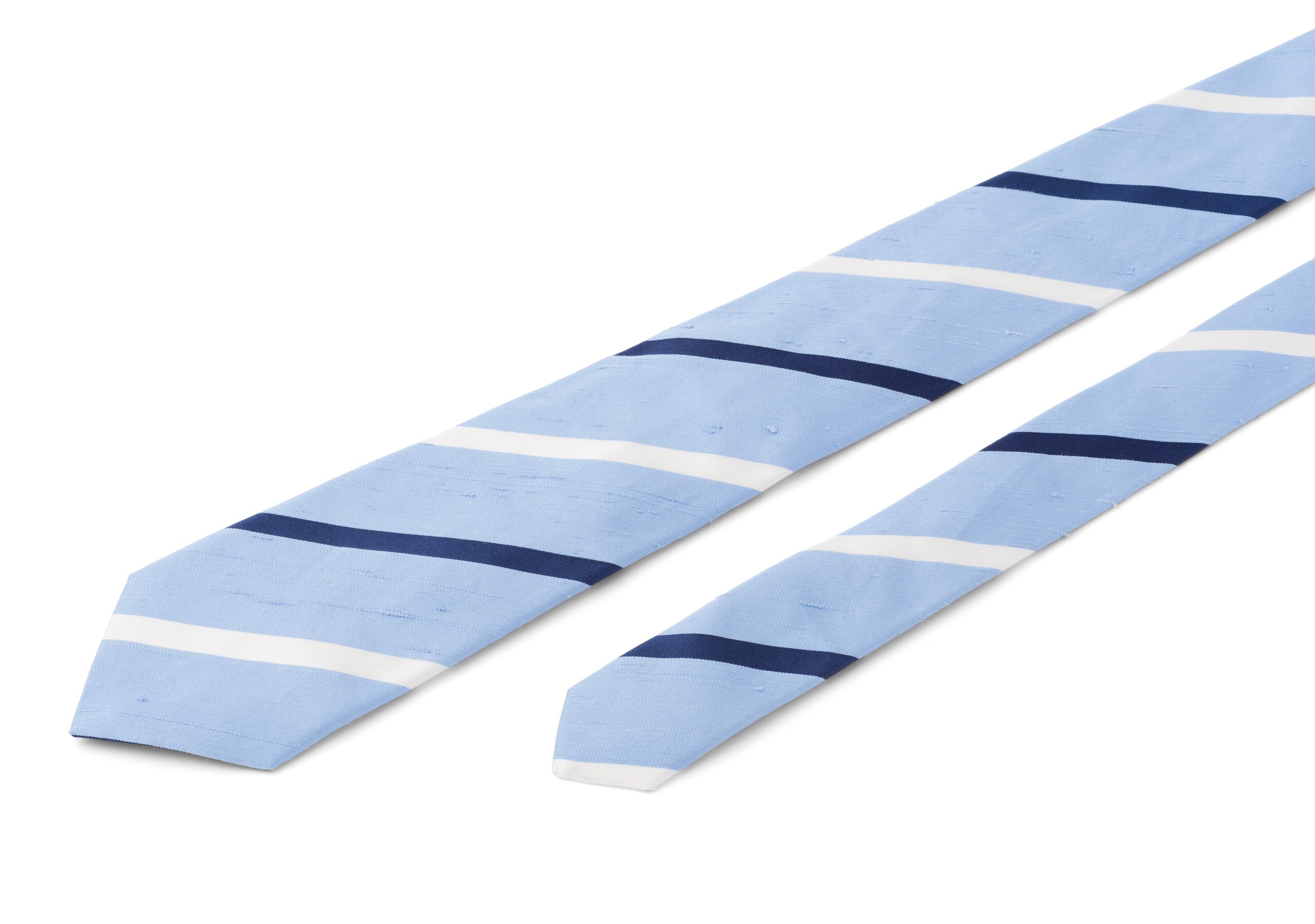 Tie small stripes Church's Cravate régimentaire Bleu