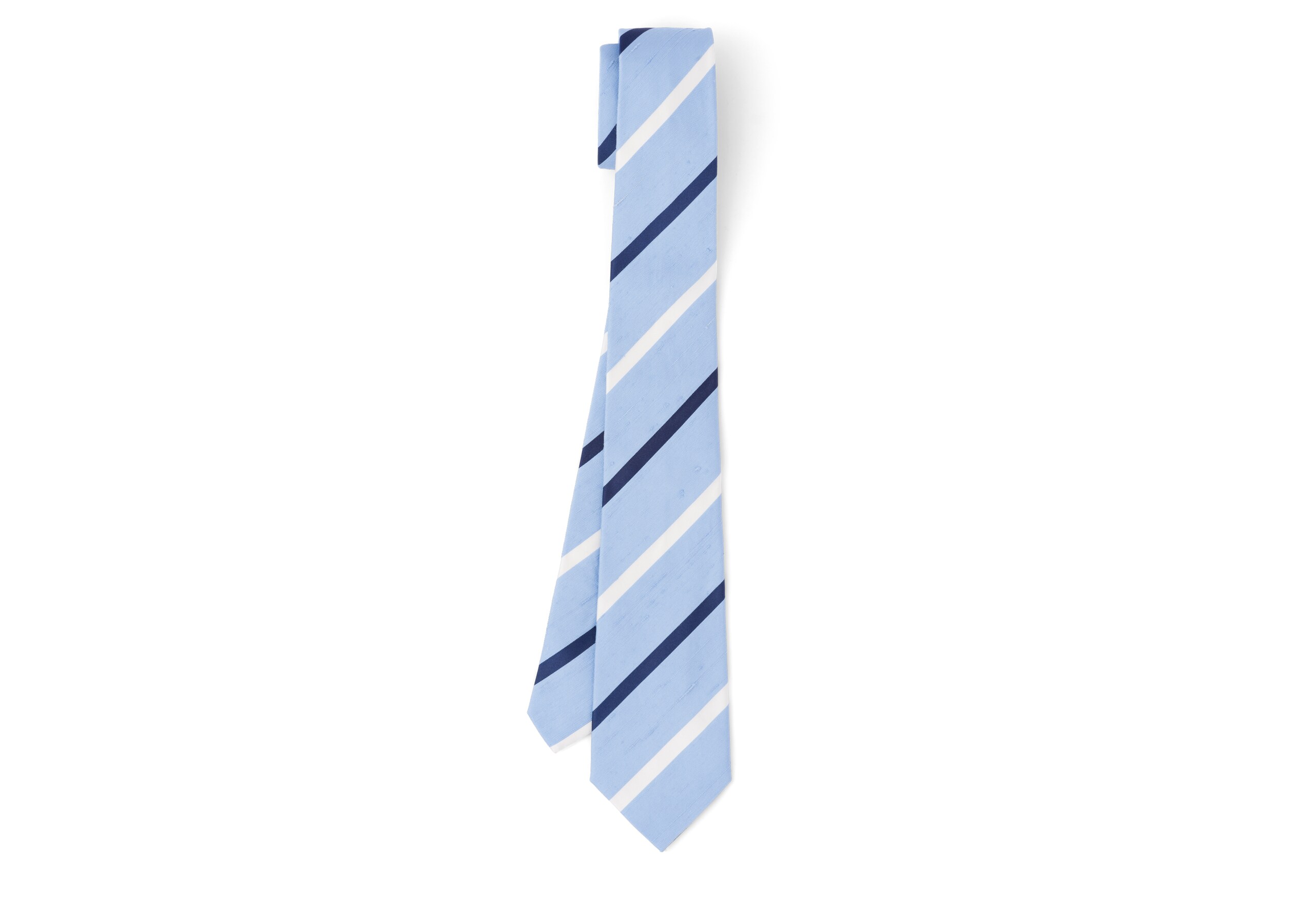 Tie small stripes Church's Cravate régimentaire Bleu
