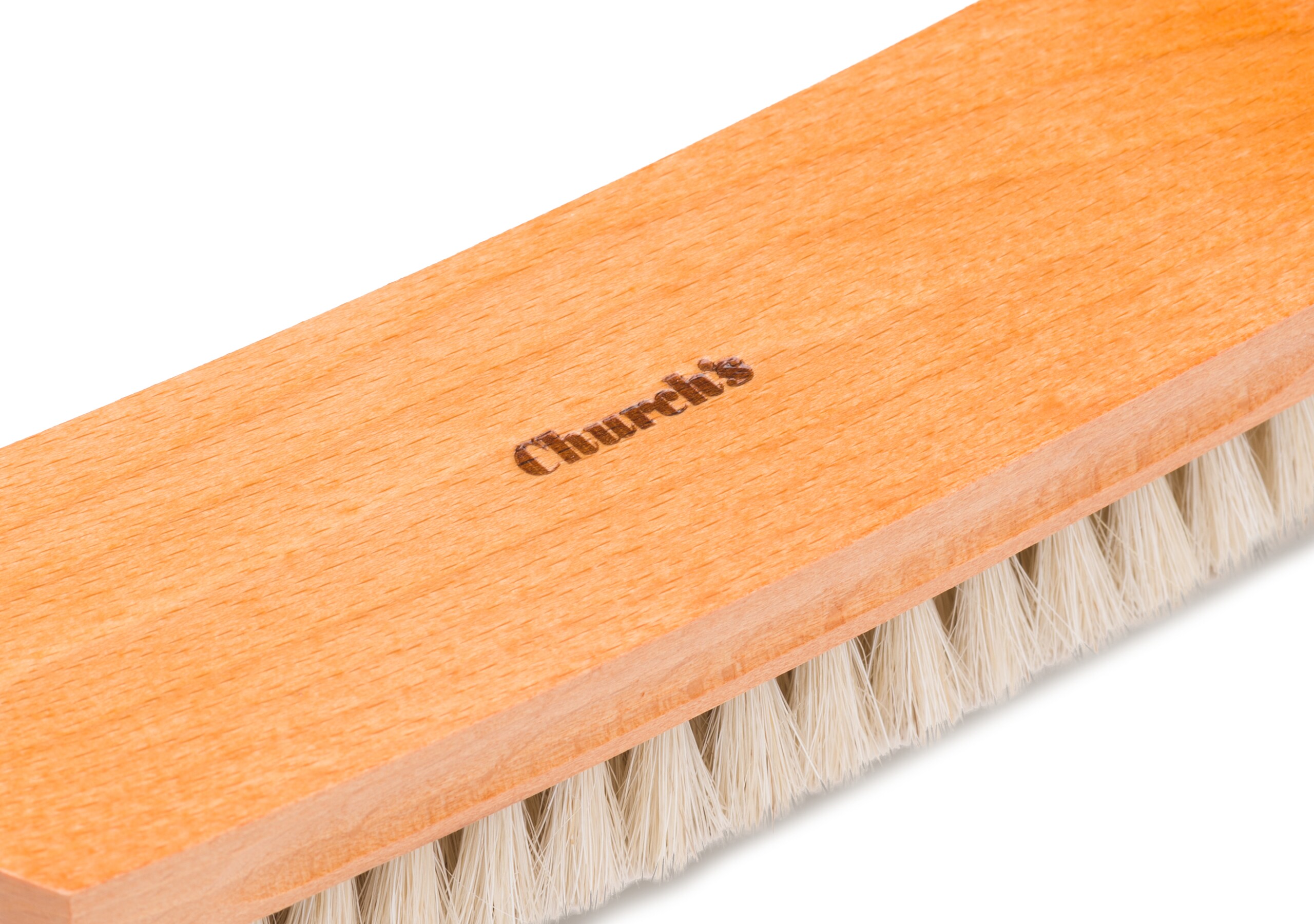 Leather buffer brush Church's Horsehair Brush Large Grey