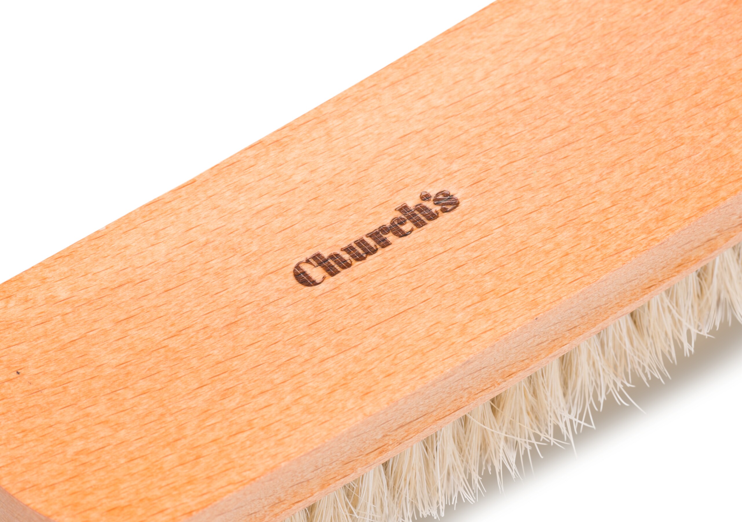 Leather upper brush Church's Horsehair Brush Small Grey