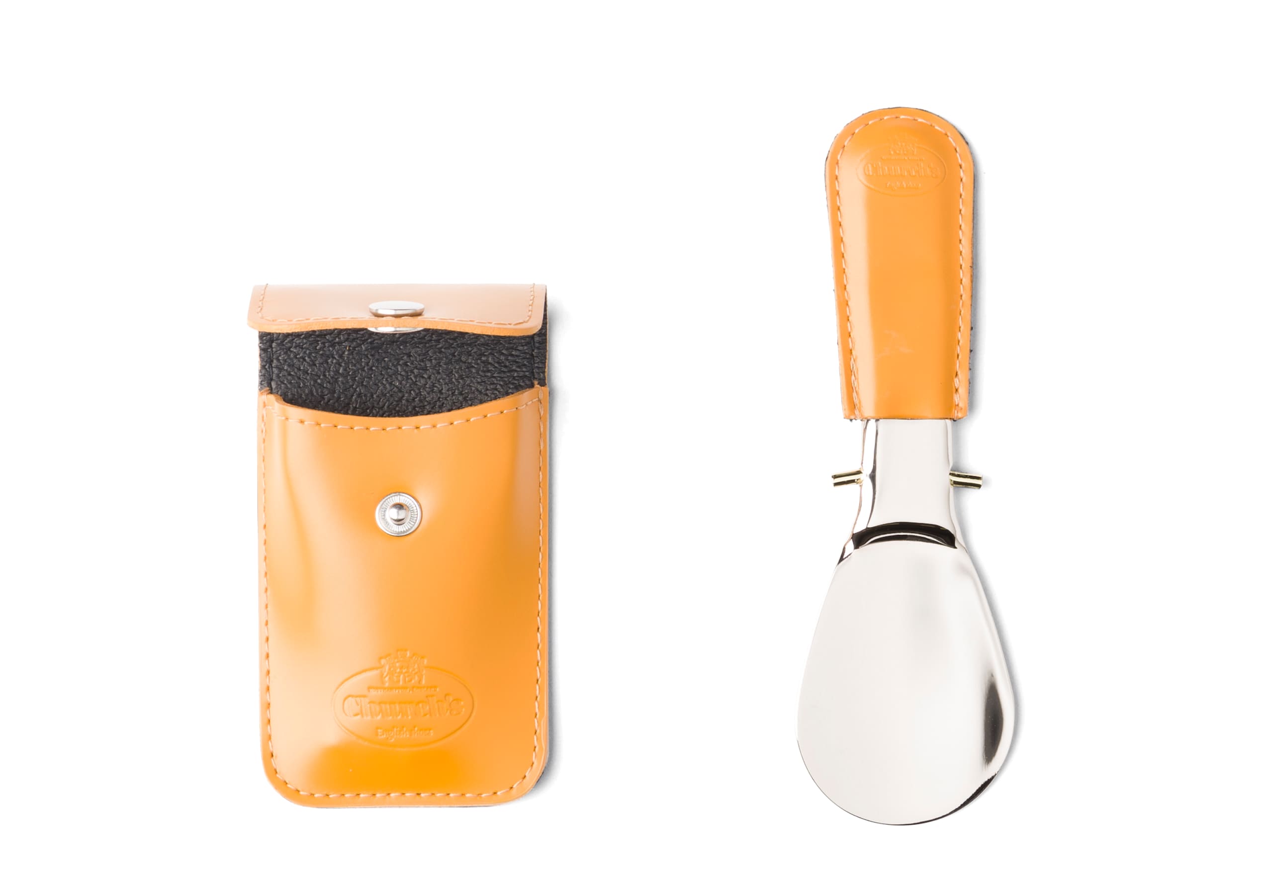 Travel shoe horn Church's Chausse-Pied Pliable avec Pochette Marron