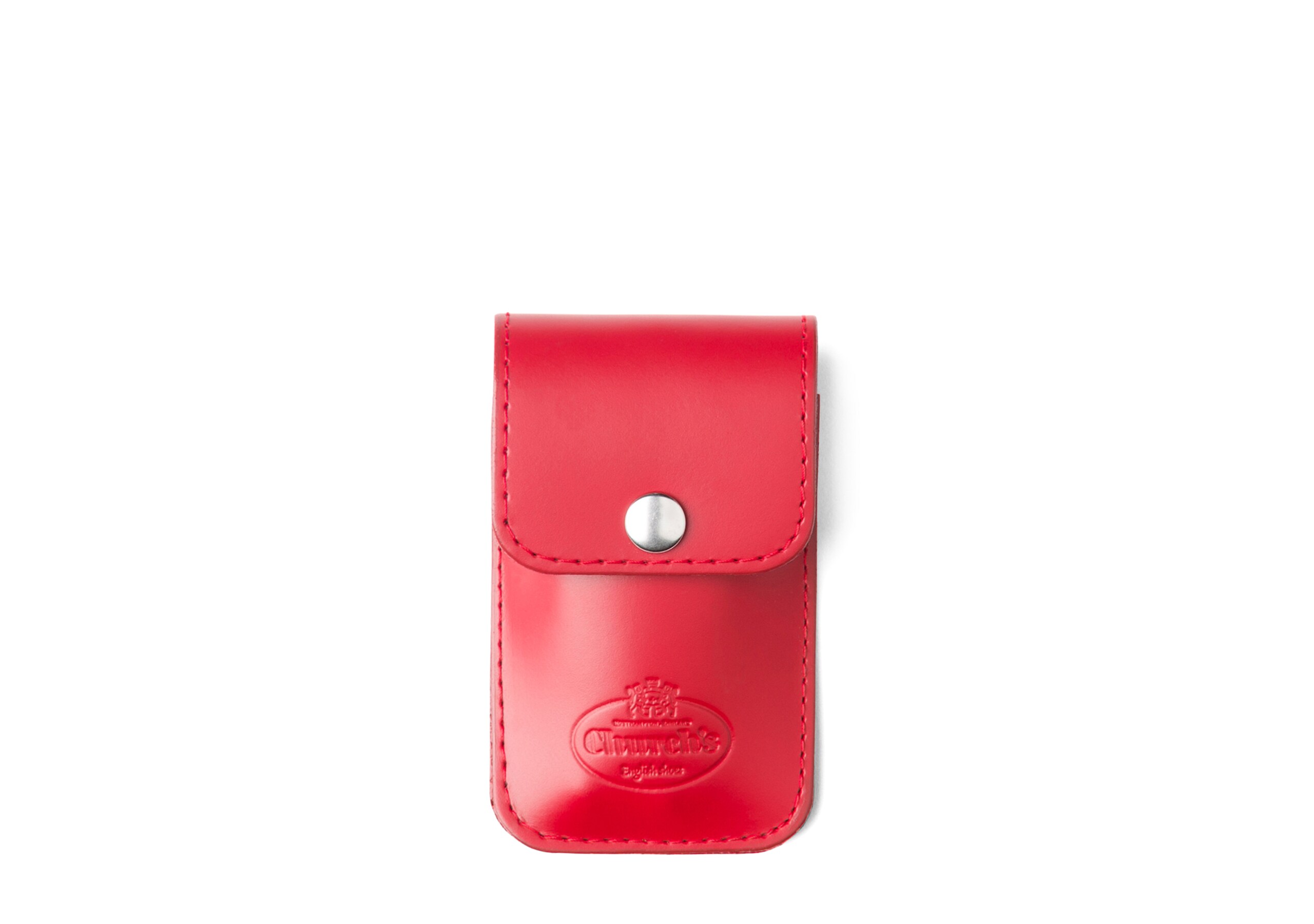 Travel shoe horn Church's Folding Shoe Horn with Pouch Red