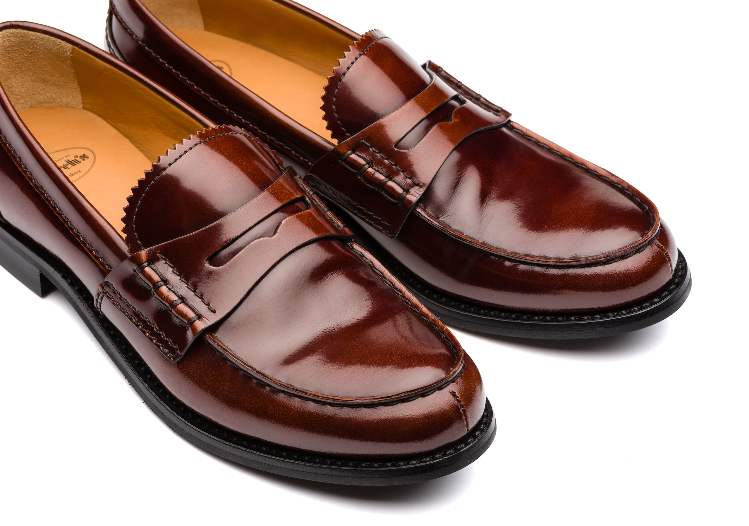 Pembrey 2w Church's Polished Fumè Loafer Brown