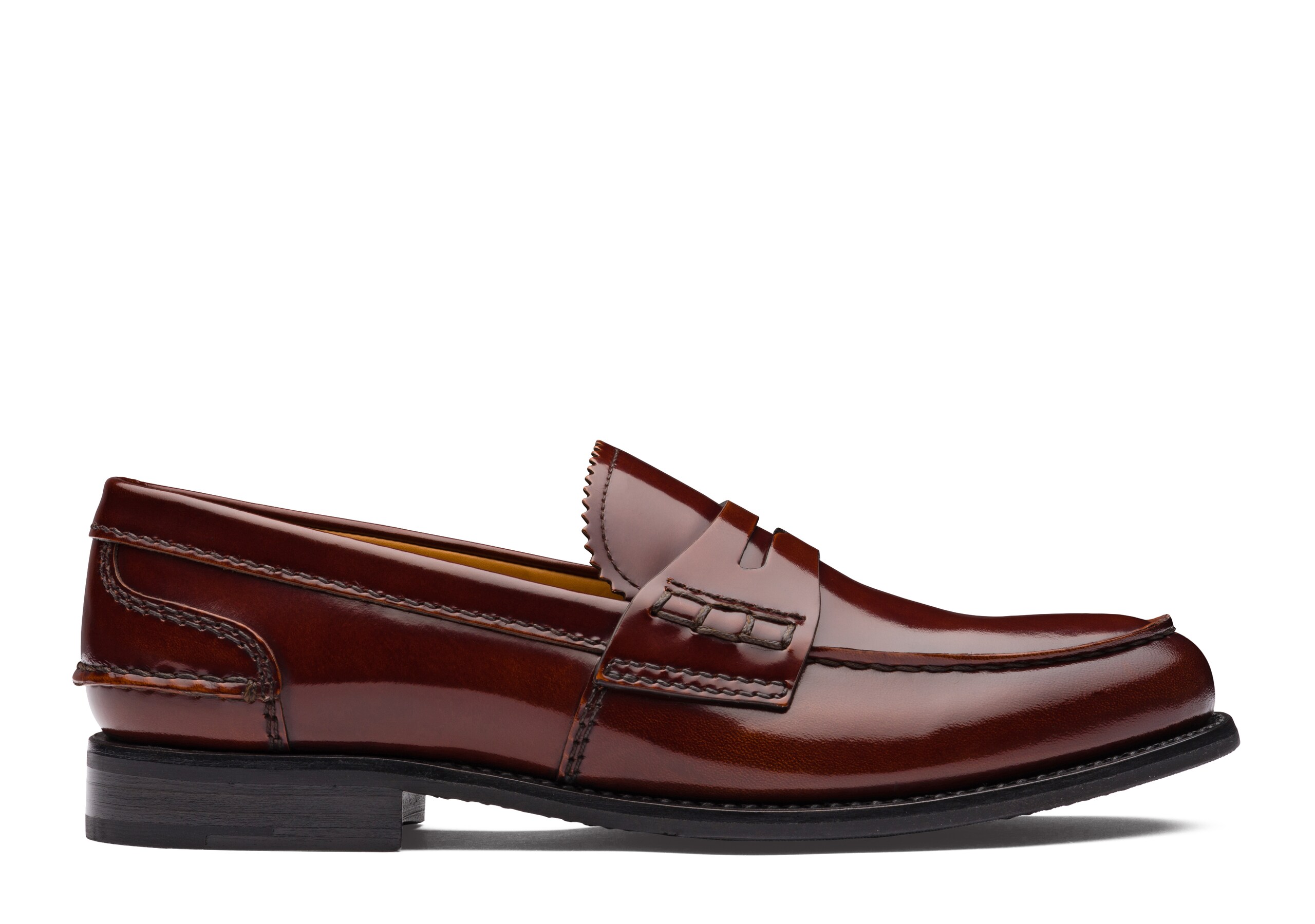 Pembrey 2w Church's Polished Fumè Loafer Brown