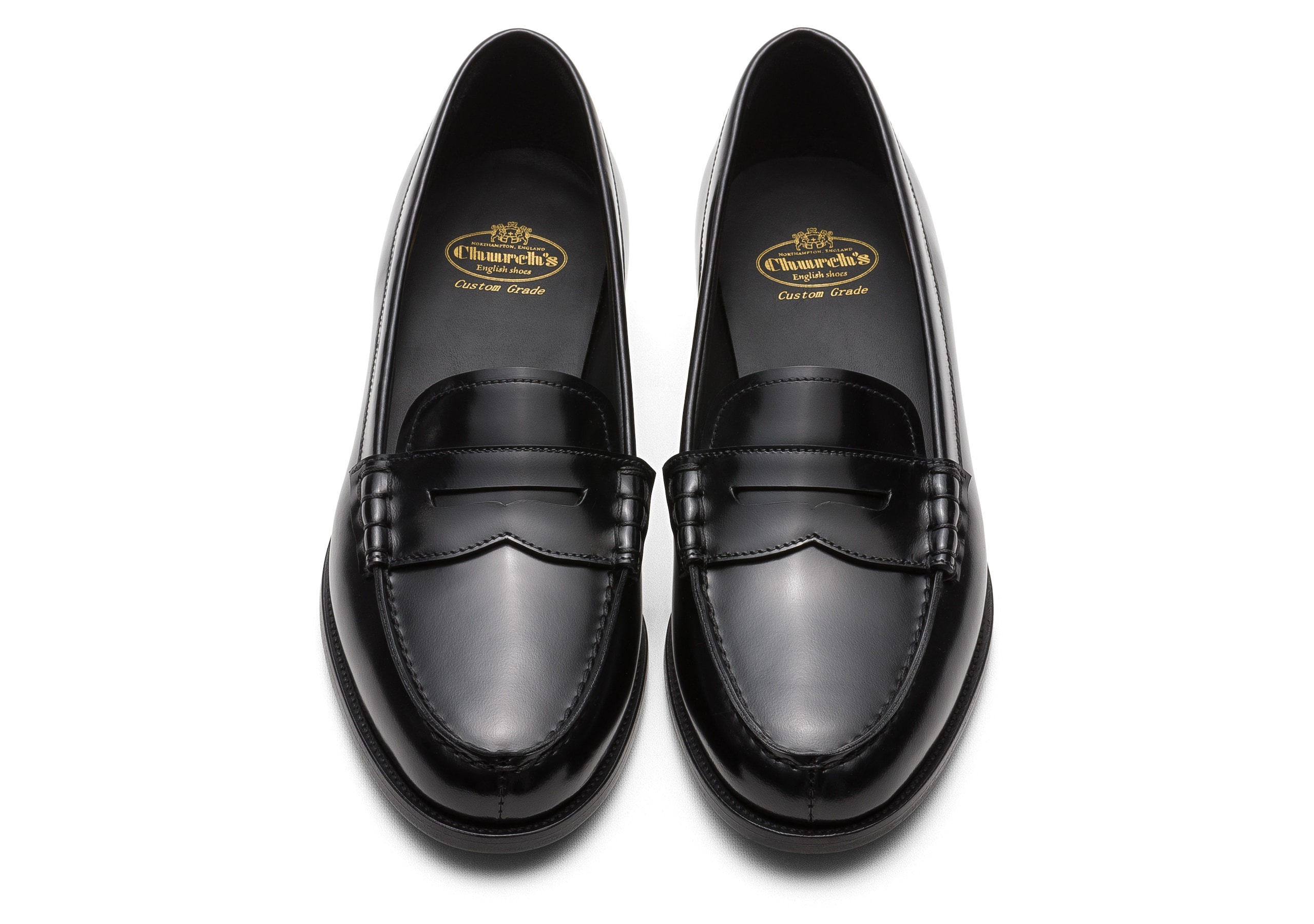 Women s Fum Brushed Calfskin Loafer Black Church s