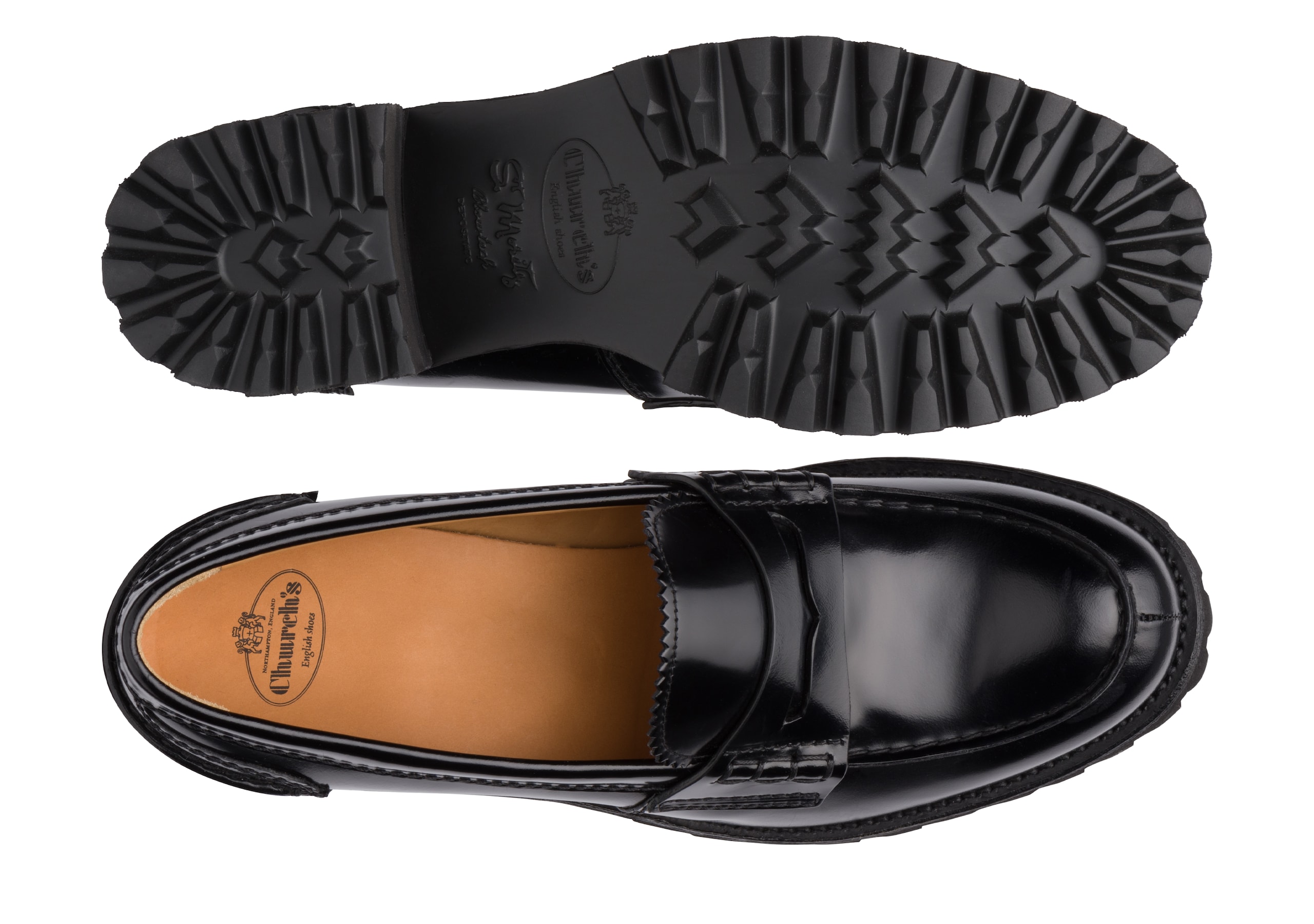 Pembrey 40t Mocassino Fumé Lucido Nero | Church's