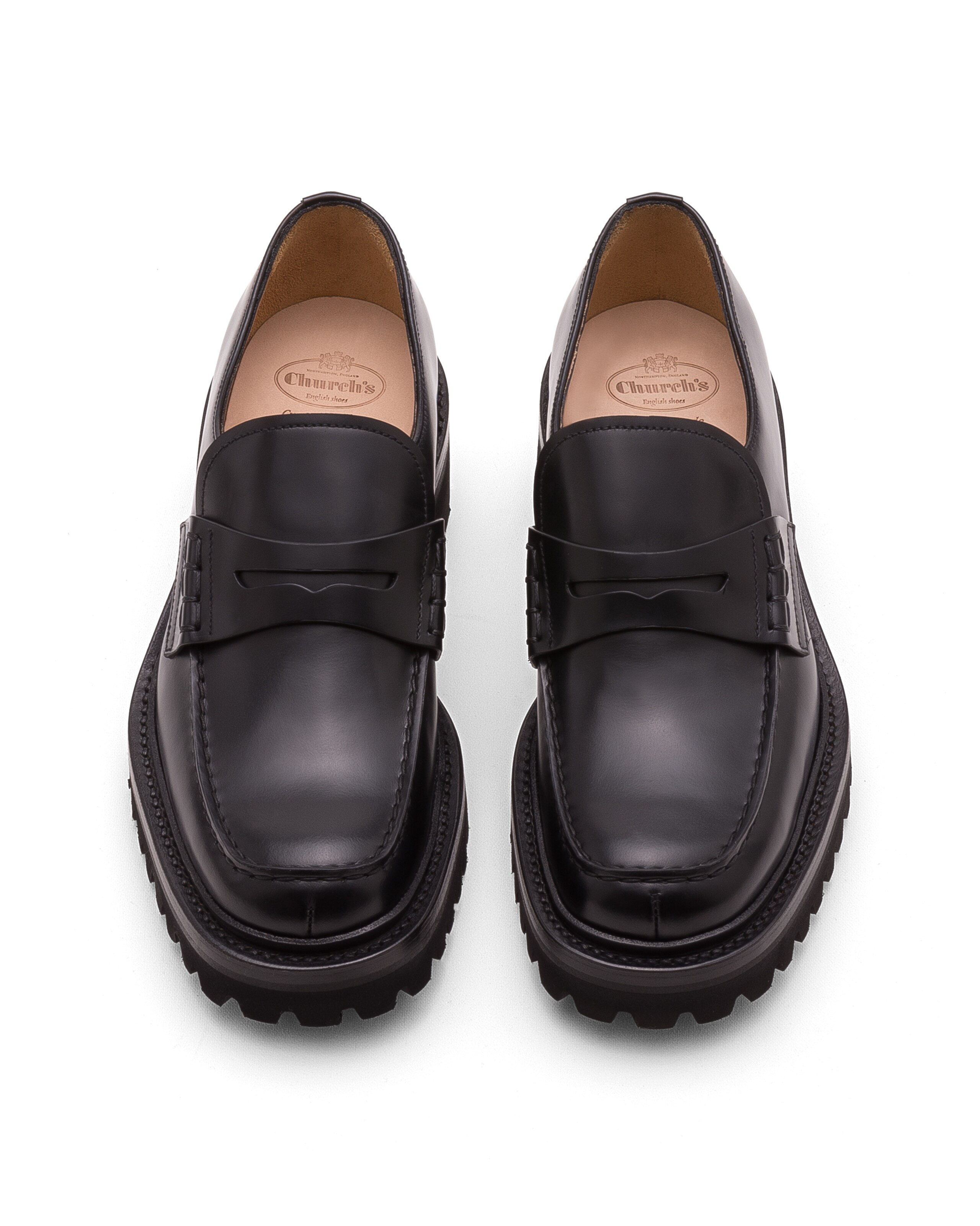 Pembrey sq Church's Mocassin en cuir de veau  Noir