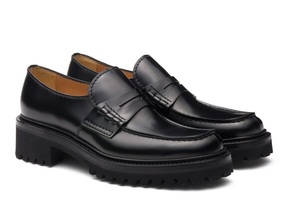 Church's  Calf Leather Loafer  Black