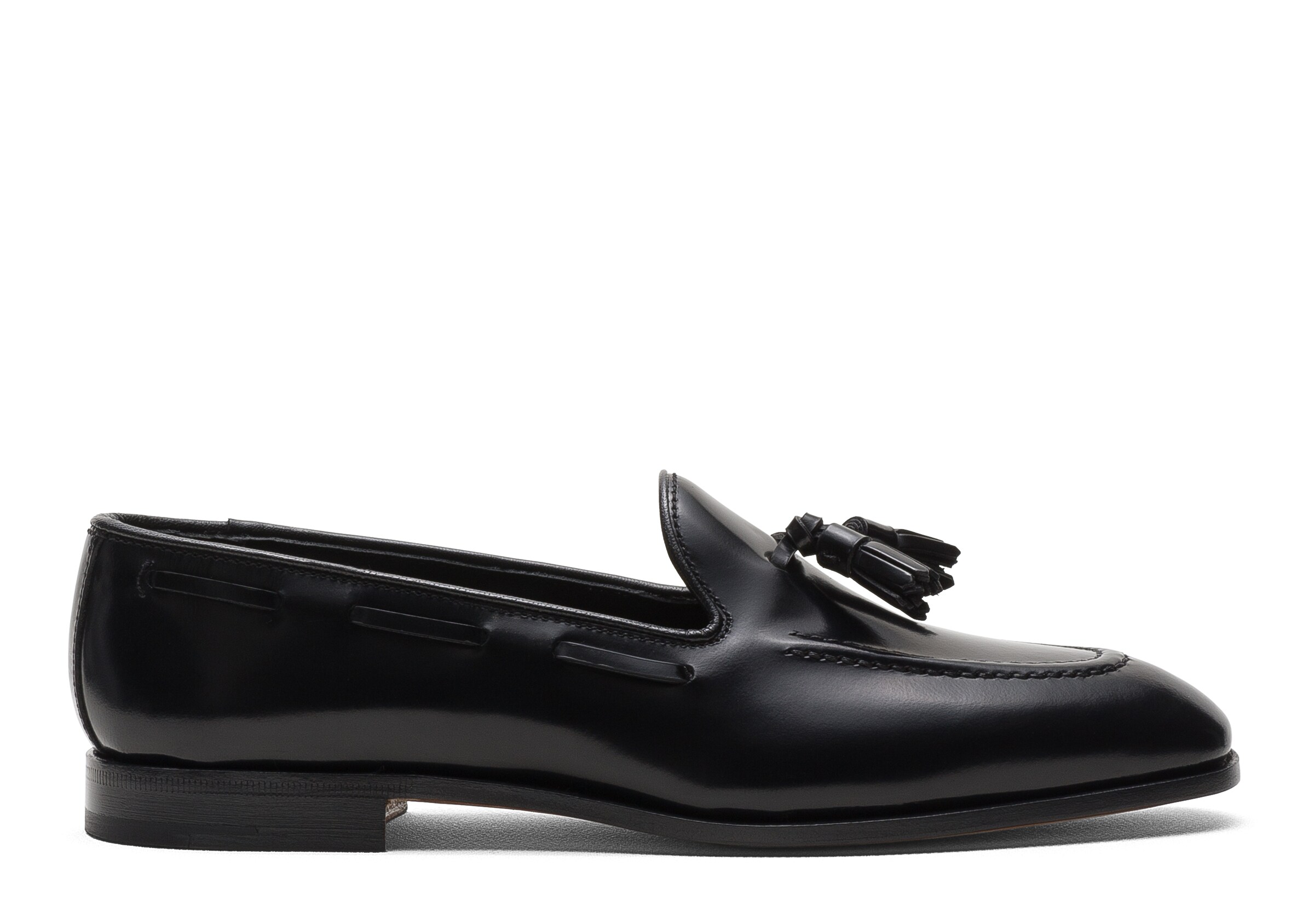 Church Calfskin Loafer, Woman, Black, Size 40