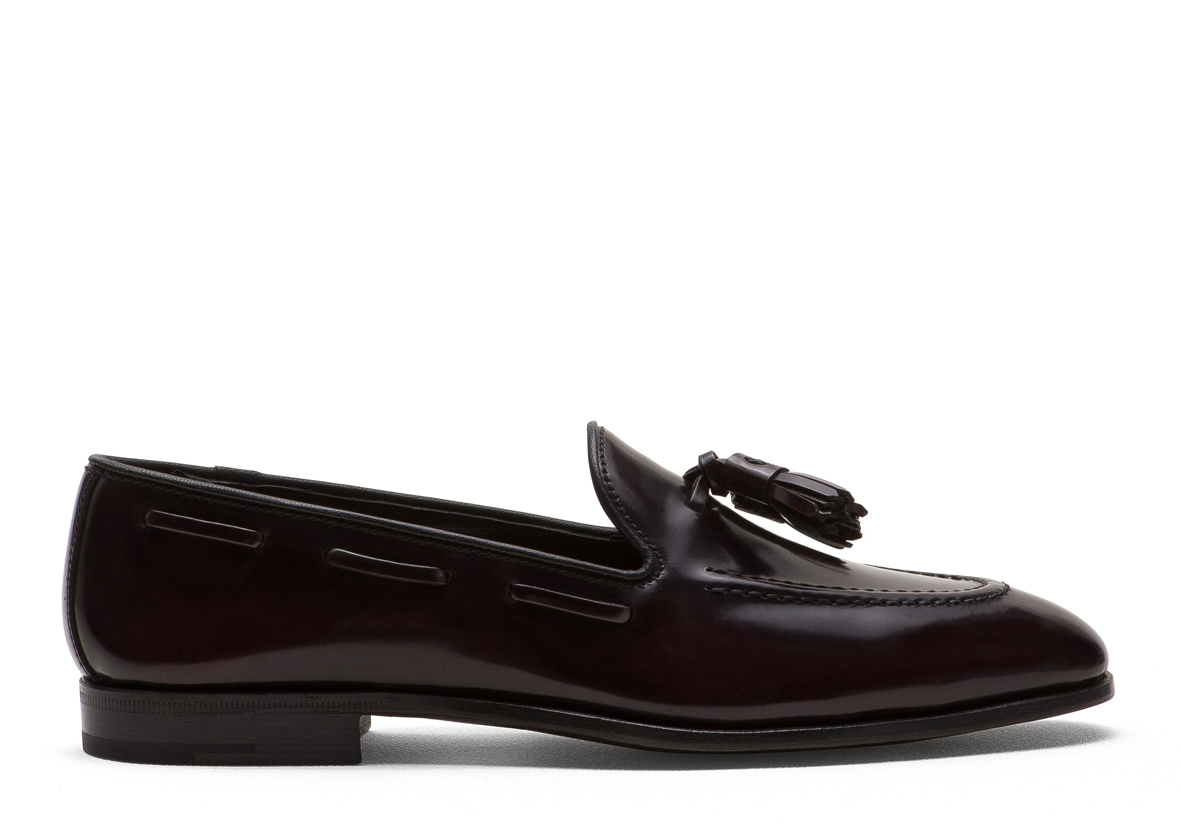 Church Calfskin Loafer, Woman, Burgundy, Size 36