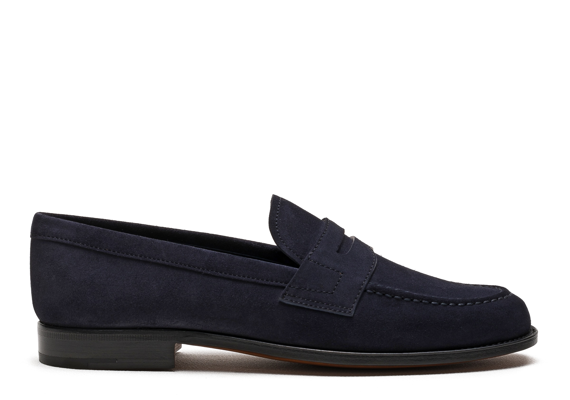Church Suede Loafer, Woman, Blue, Size 35,5