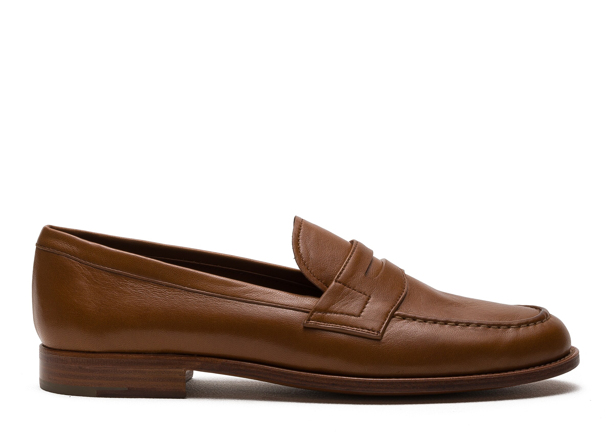 Church Nappa Leather Loafer, Woman, Tan, Size 36