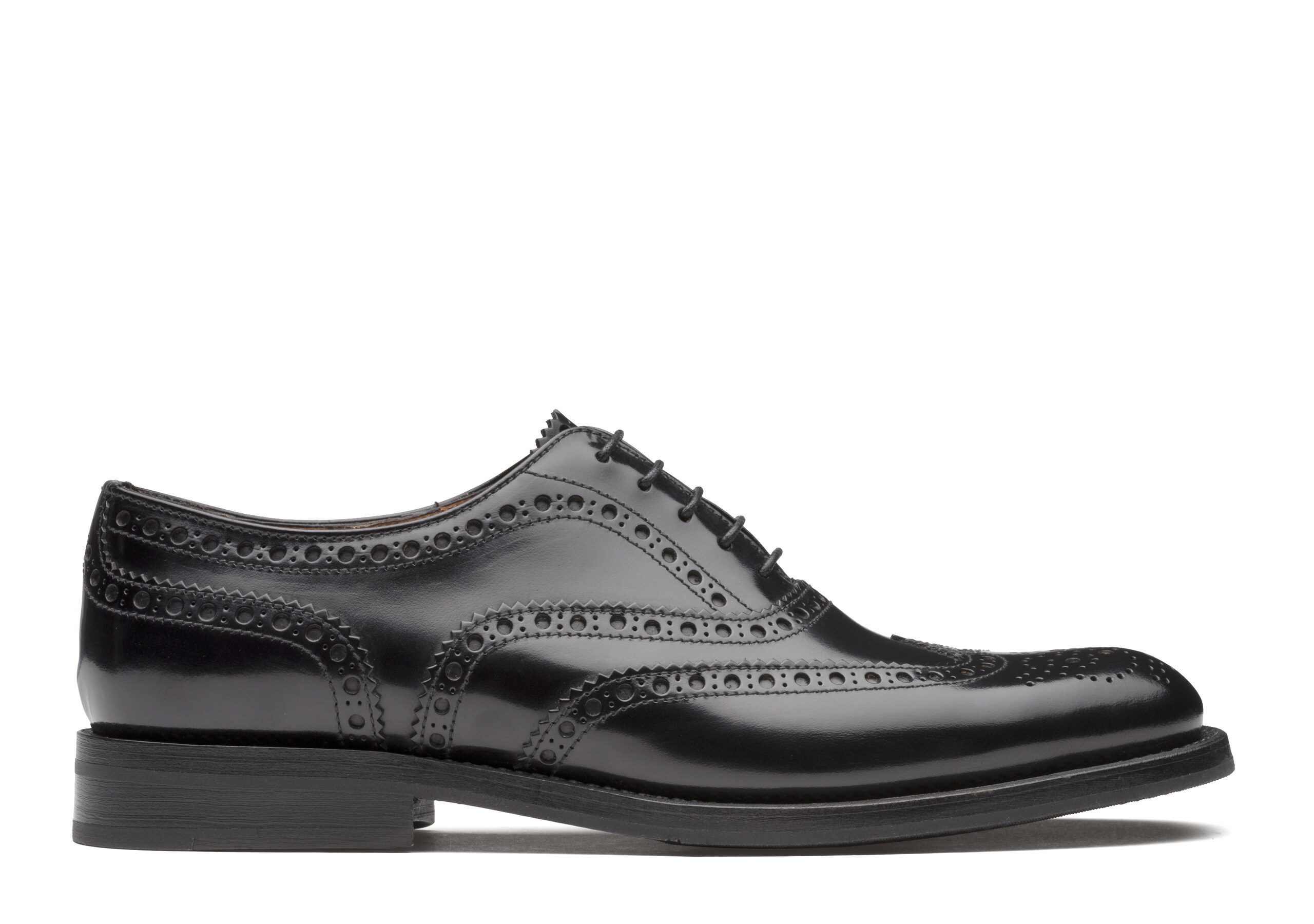Burwood wg Church's Brushed calfskin lace-ups Black