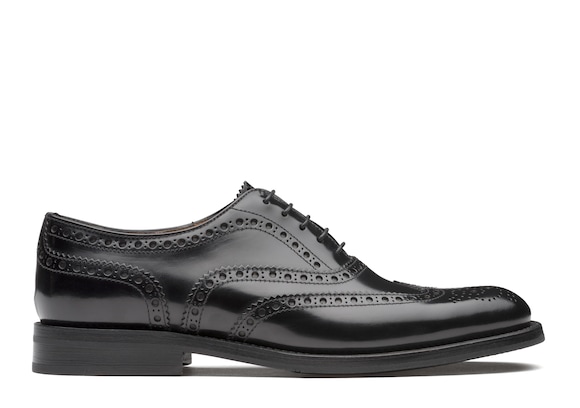 Church's Burwood wg Brushed calfskin lace-ups Black