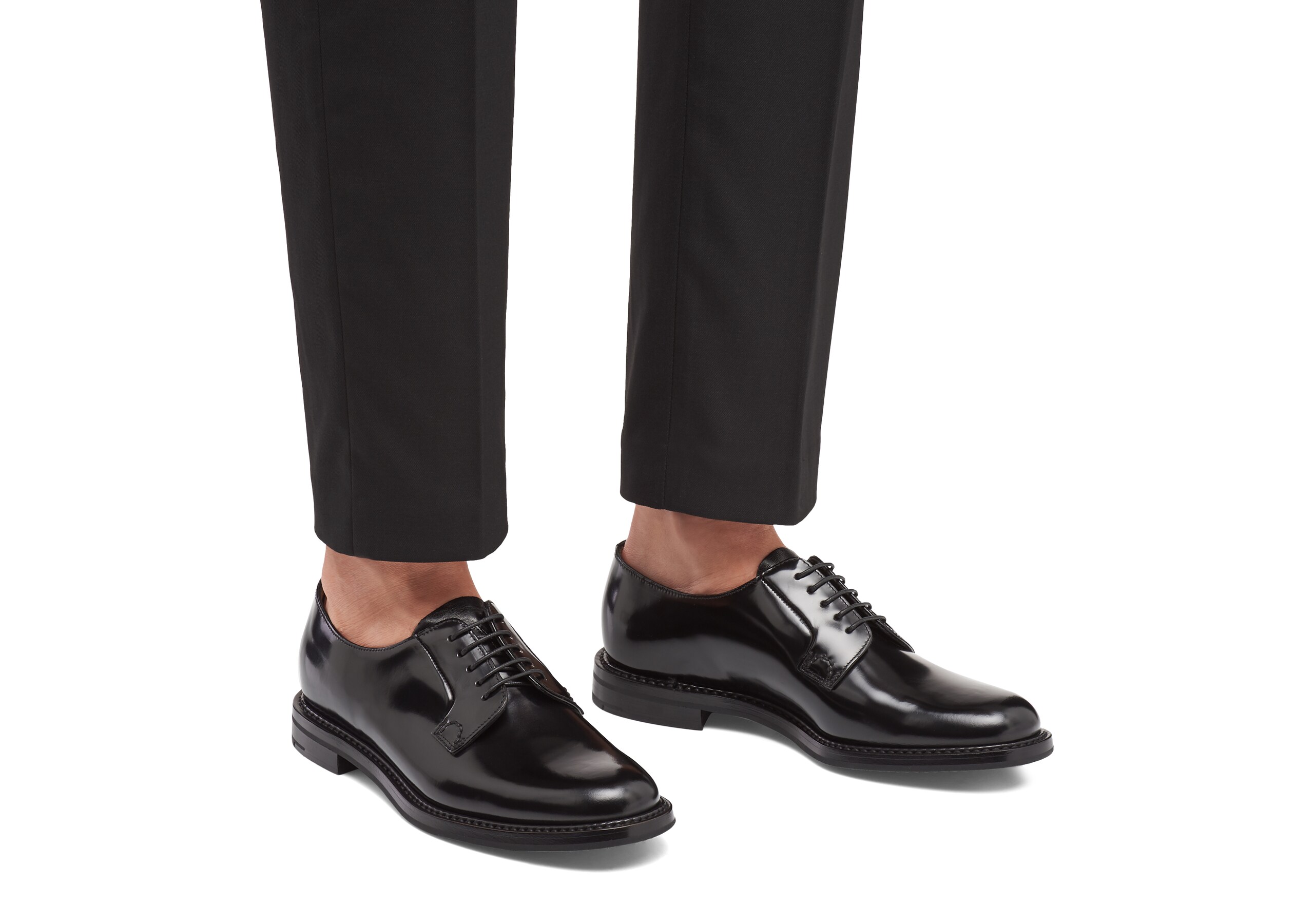 Shannon 2 wr Church's Brushed calfskin Derby lace-ups Black