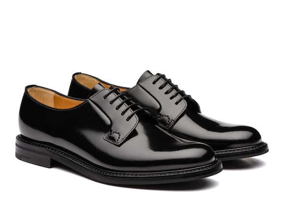 Church's Shannon 2 wr Brushed calfskin Derby lace-ups Black