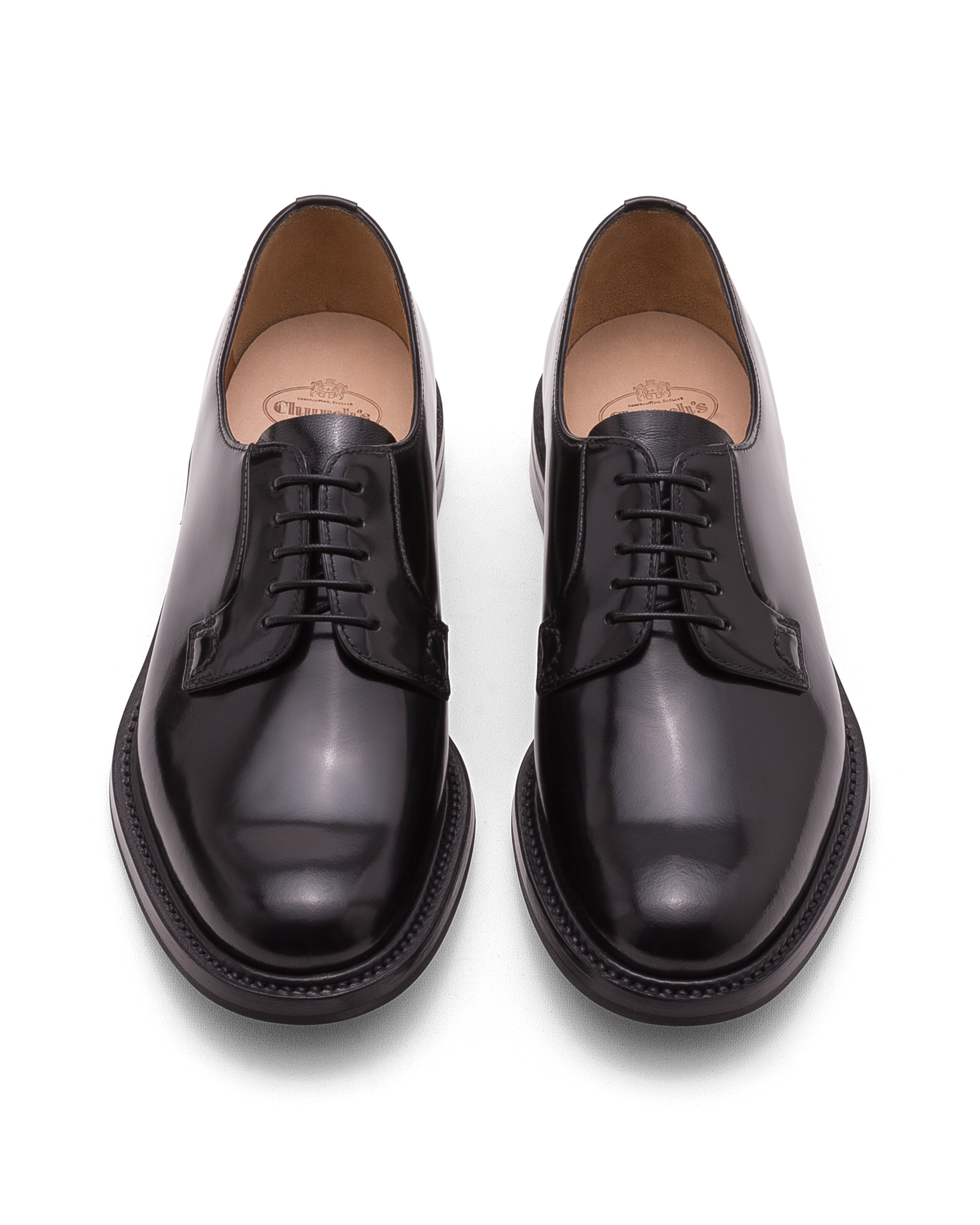 Shannon 2 wr Church's Polished Binder Derby Black