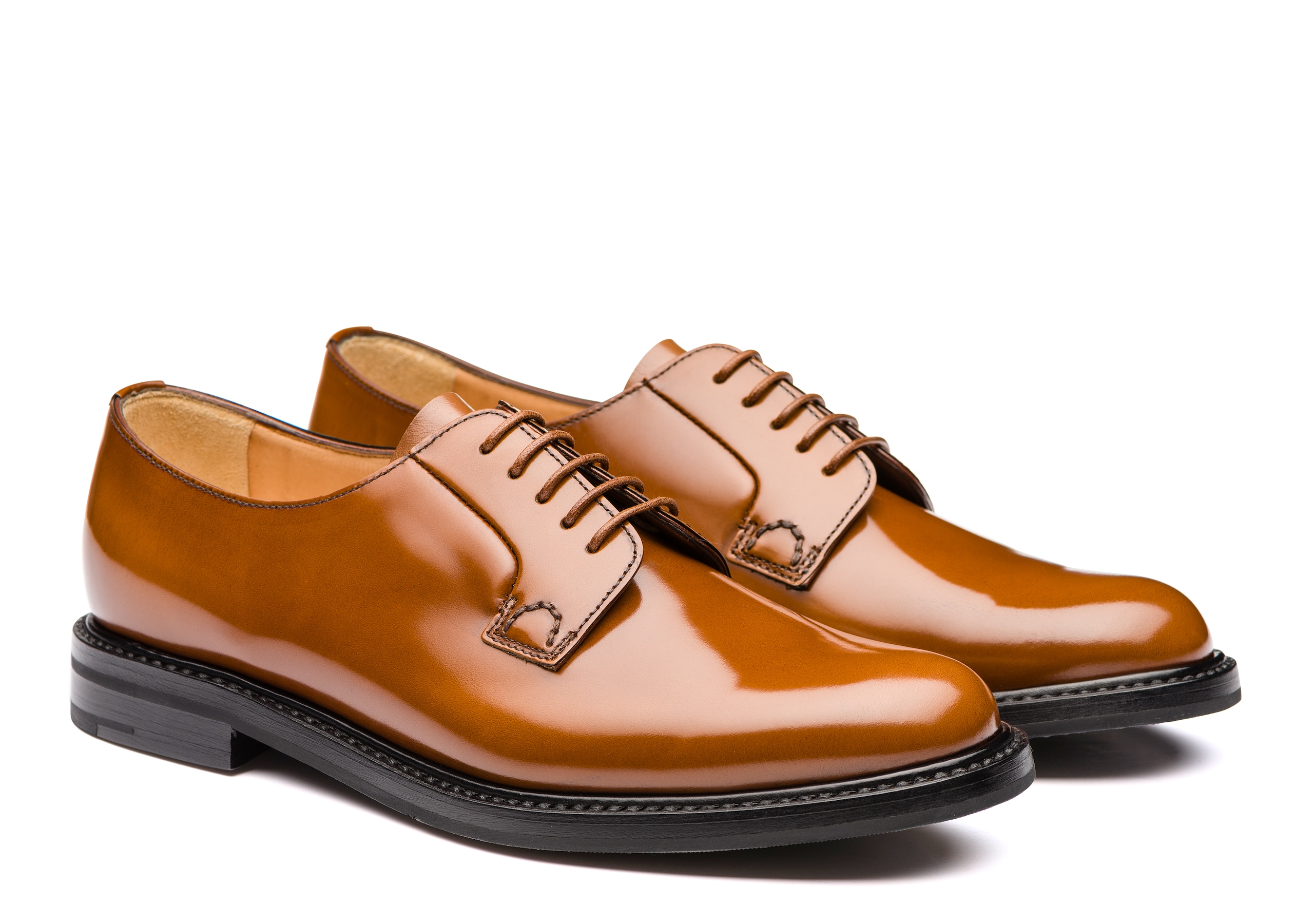 Shannon 2 wr Church's Brushed calfskin Derby lace-ups Brown