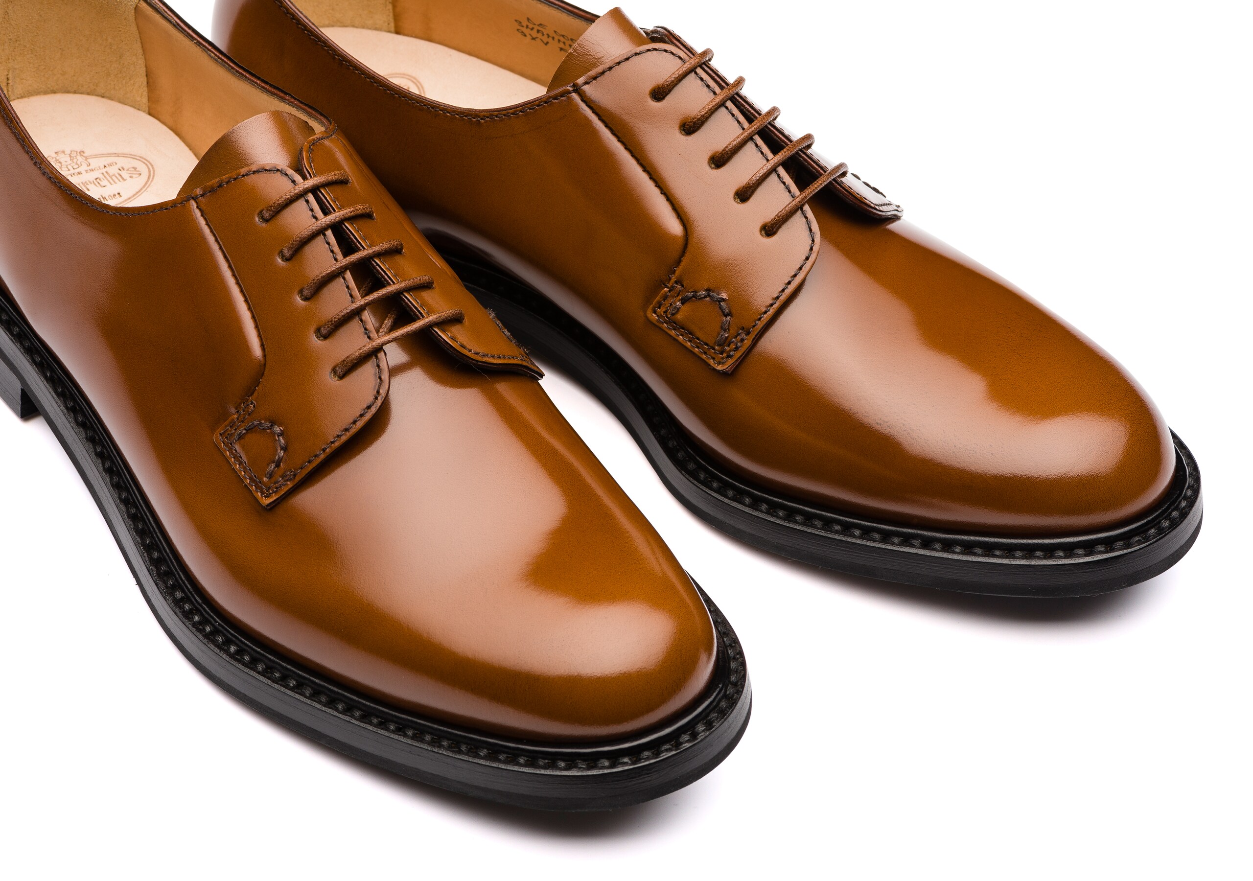 Shannon 2 wr Church's Polished Binder Derby Brown