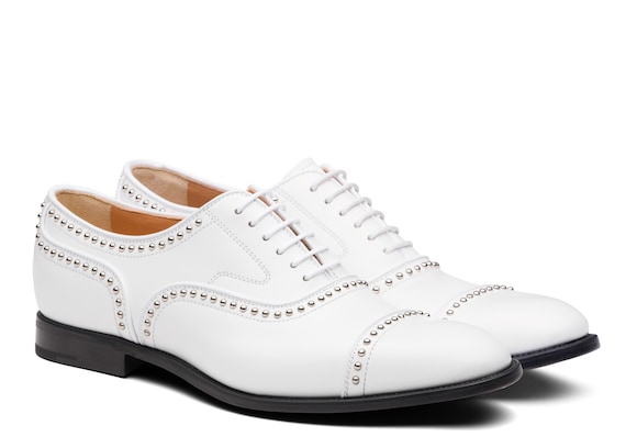 Church's Anna met. 2 Polished Binder Oxford Stud White