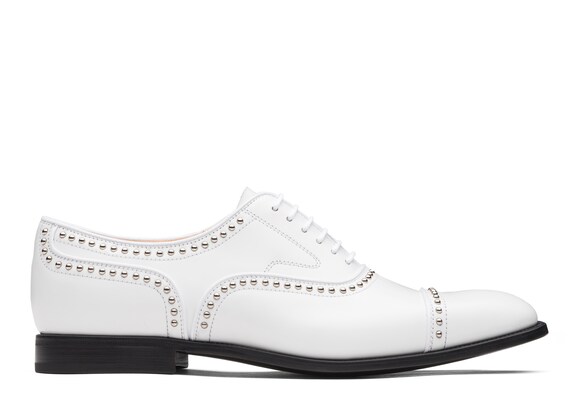 Church's Anna met. 2 Polished Binder Oxford Stud White